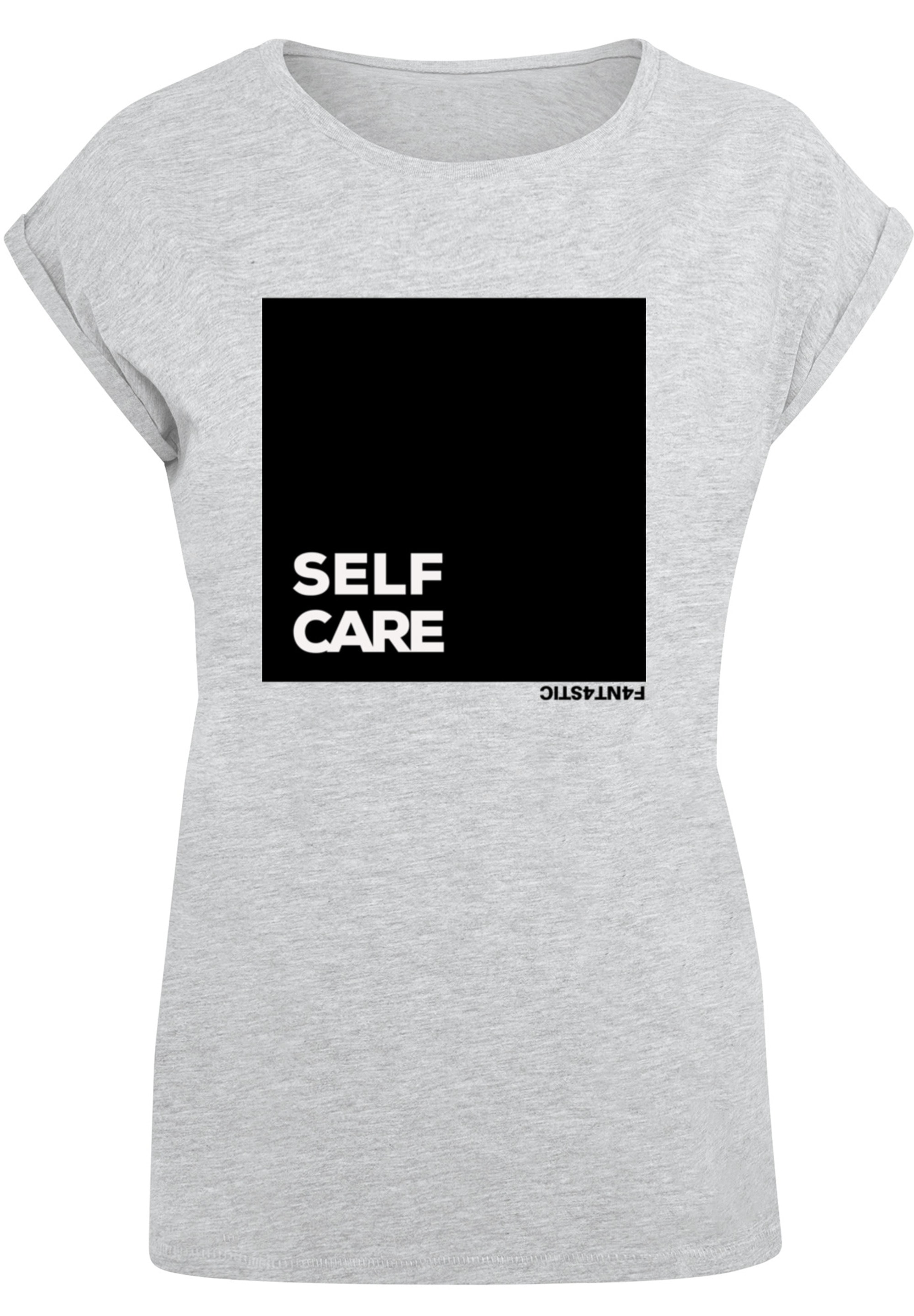 F4NT4STIC T-Shirt »SELF CARE SHORT SLEEVE TEE«, Print