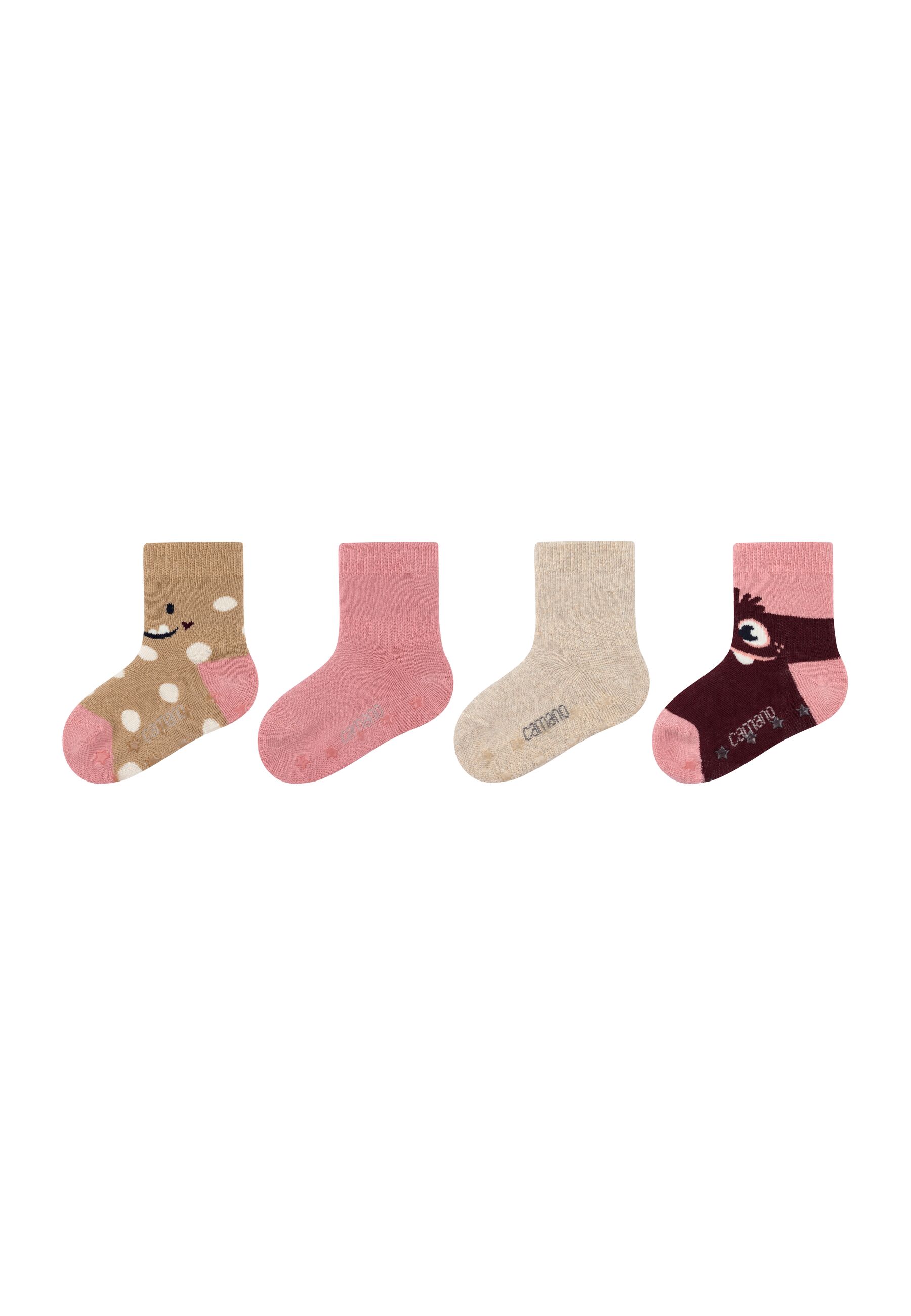 Camano Socken "4er Pack" 4er Pack Aus OCS zertifizierter Baumwolle, warmes Vollfrottee-Material