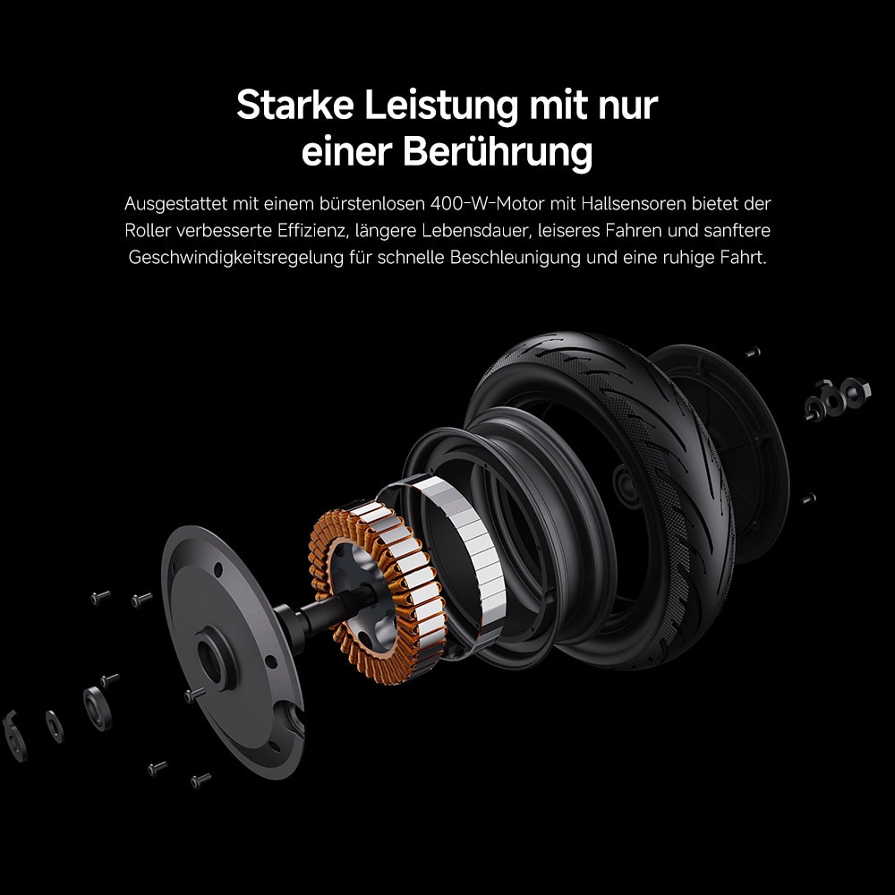 Xiaomi E-Scooter »Electric Scooter Elite«, Electric Scooter, mit Straßenzulassung, bis zu 45 km Reichweite