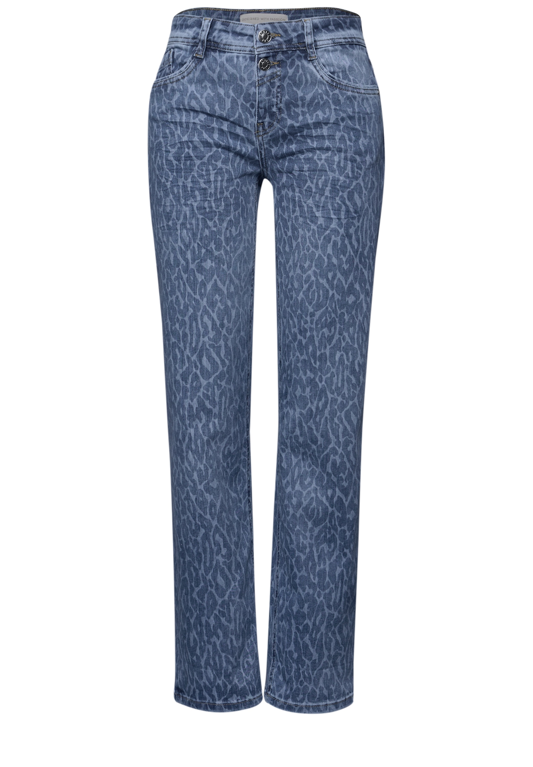STREET ONE Straight-Jeans Middle Waist