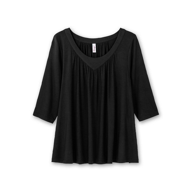 Black Friday Sheego 3/4-Arm-Shirt »Große Größen«, in Petite Passform, in  weiter A-Linie | BAUR