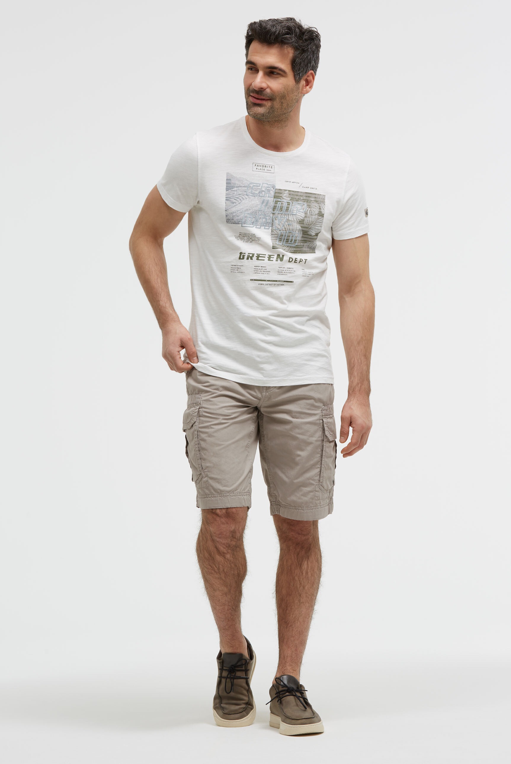 CAMP DAVID Cargoshorts  aus Baumwolle
