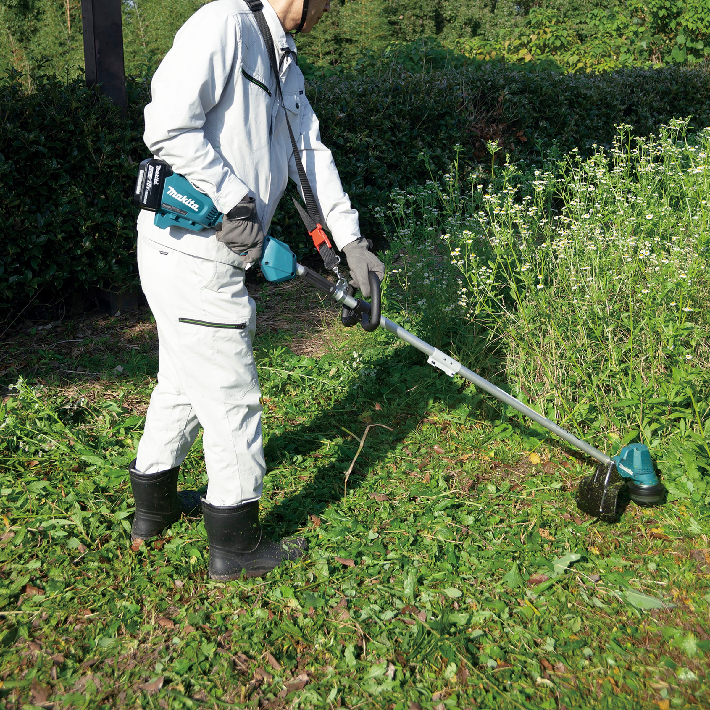 Makita Akku-Rasentrimmer »»DUR192LZX1««, ohne Akku und Ladegerät, 18V, 0-4.500/0-6.000 min-1, 300 mm