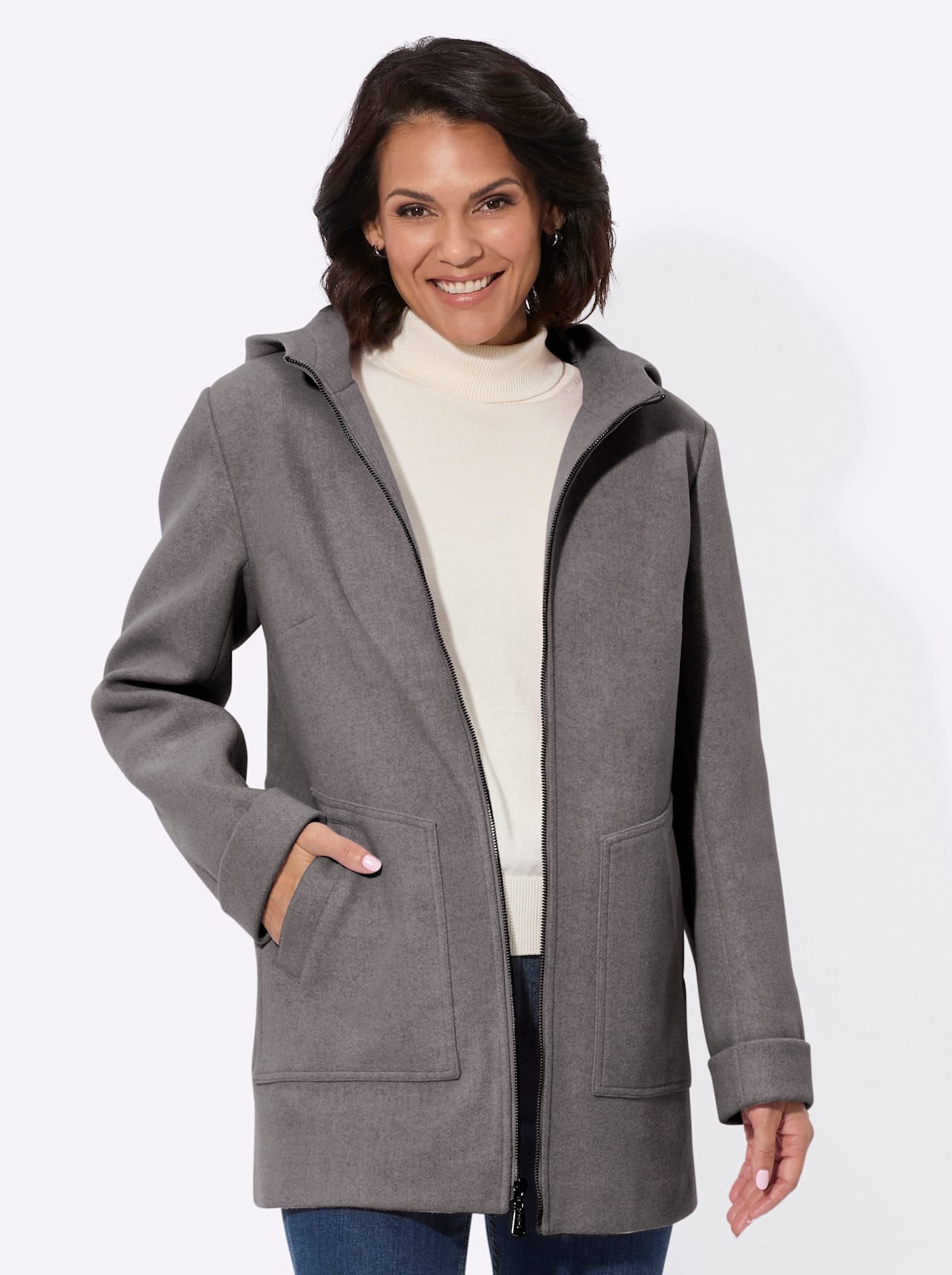 Casual Looks Anorak, mit Kapuze