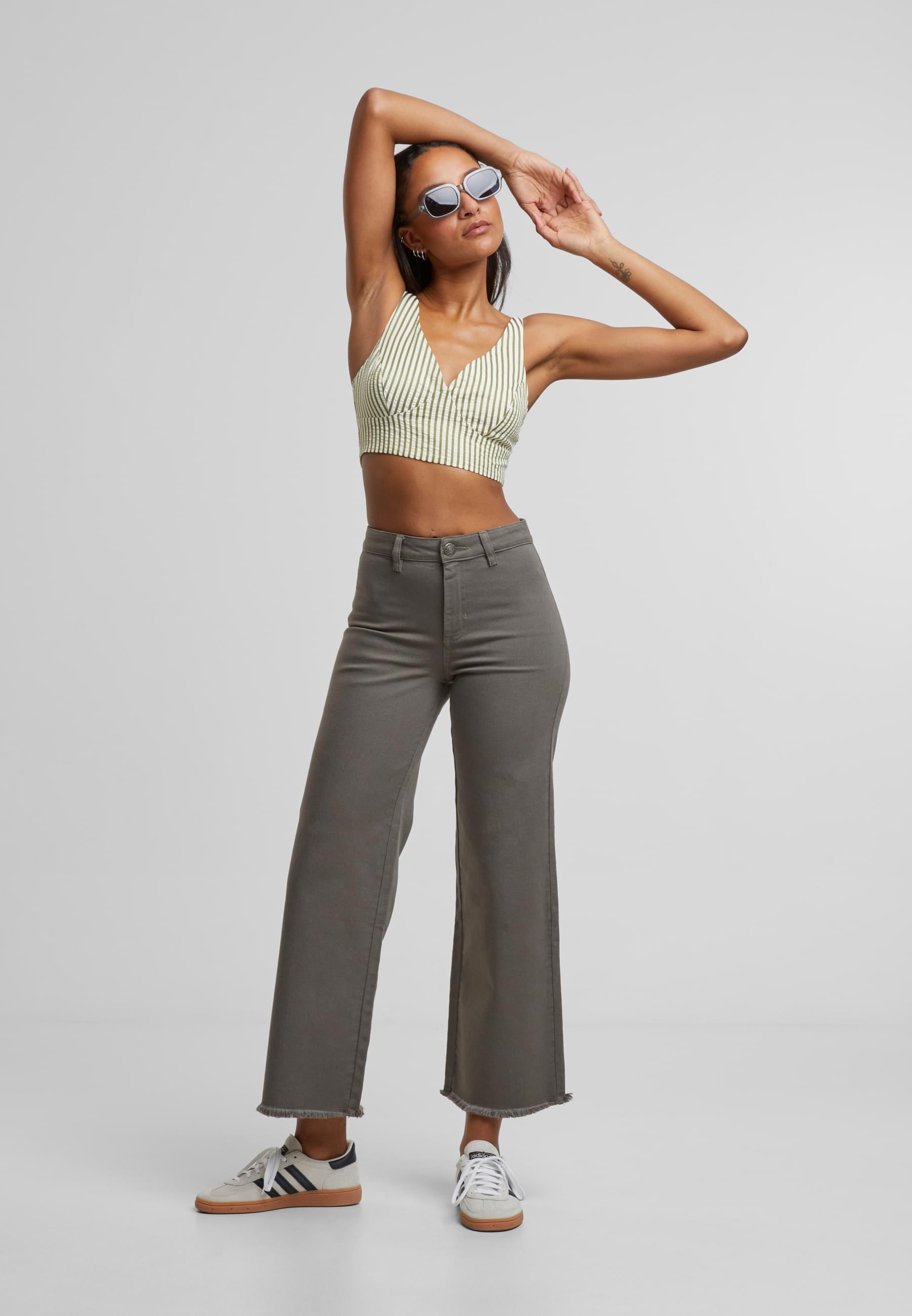 URBAN CLASSICS Bequeme Jeans »Urban Classics Ladies Relaxed Straight Fit Denim«