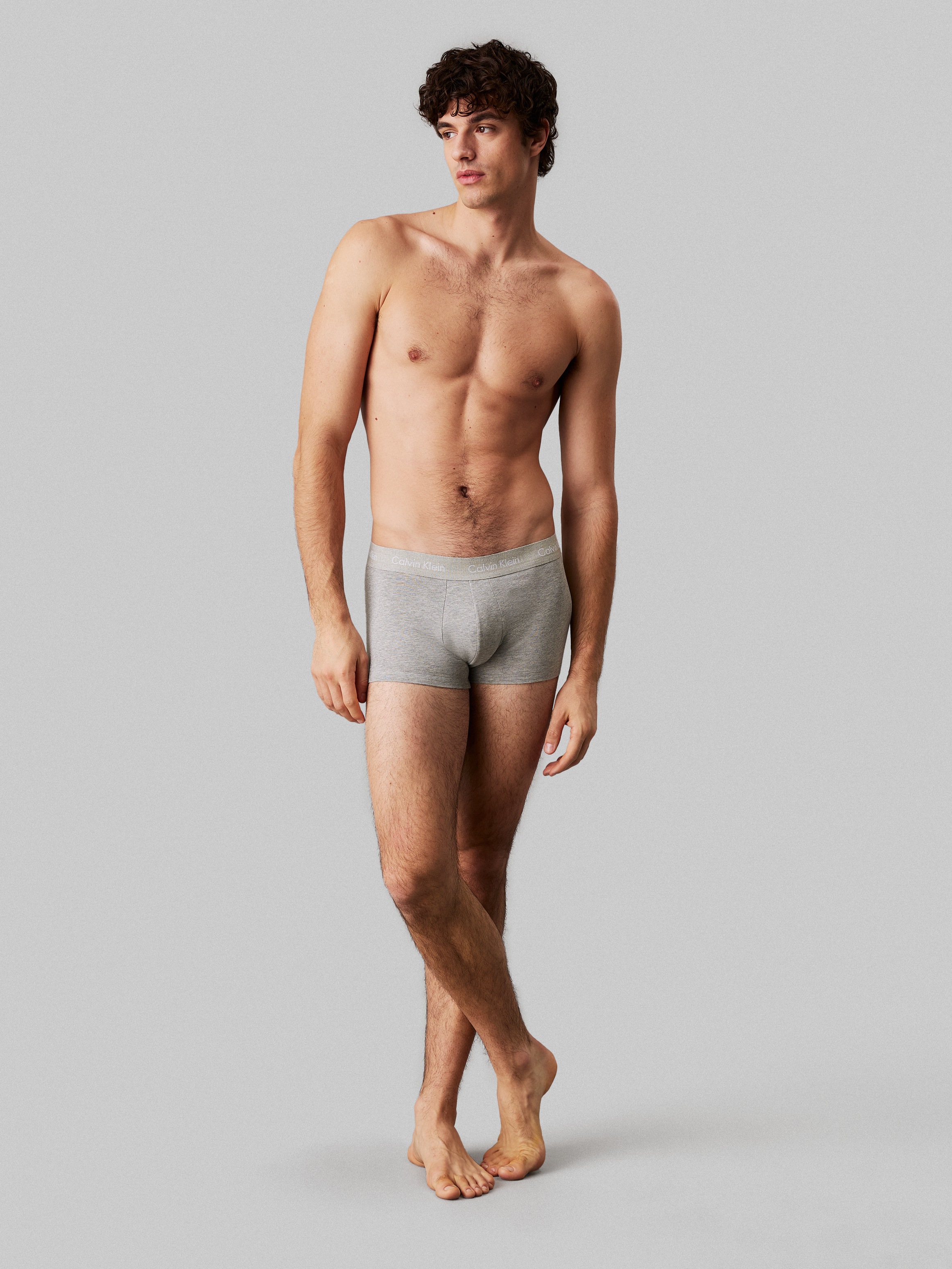 Calvin Klein Underwear Trunk, (Packung, 3 St., 3er-Pack), mit Logoschriftzug am Wäschebund