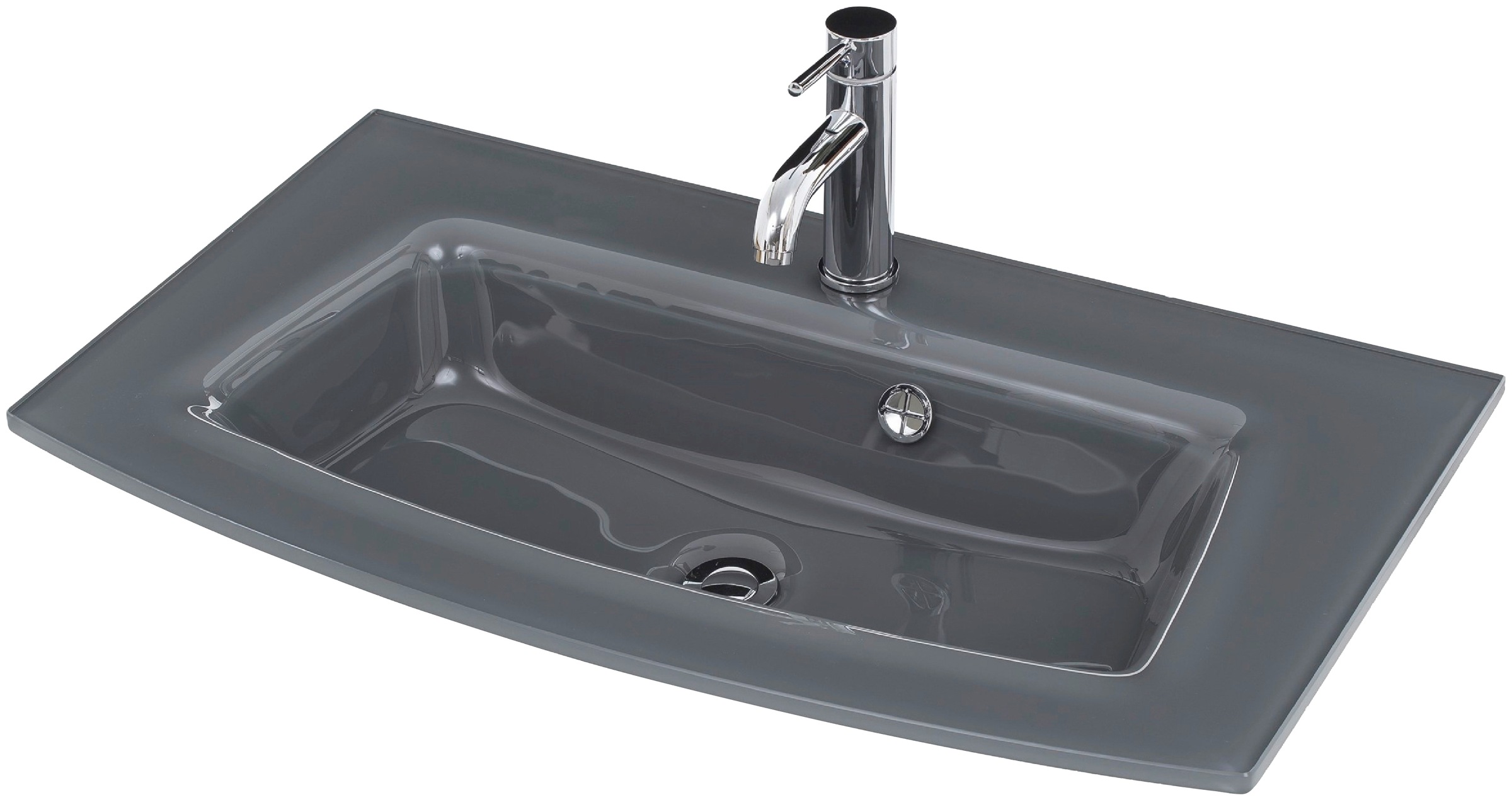 welltime Waschtisch-Set »Kaunas«, (Set, 2 St.), Breite 80 cm, Soft-Close-Funktion