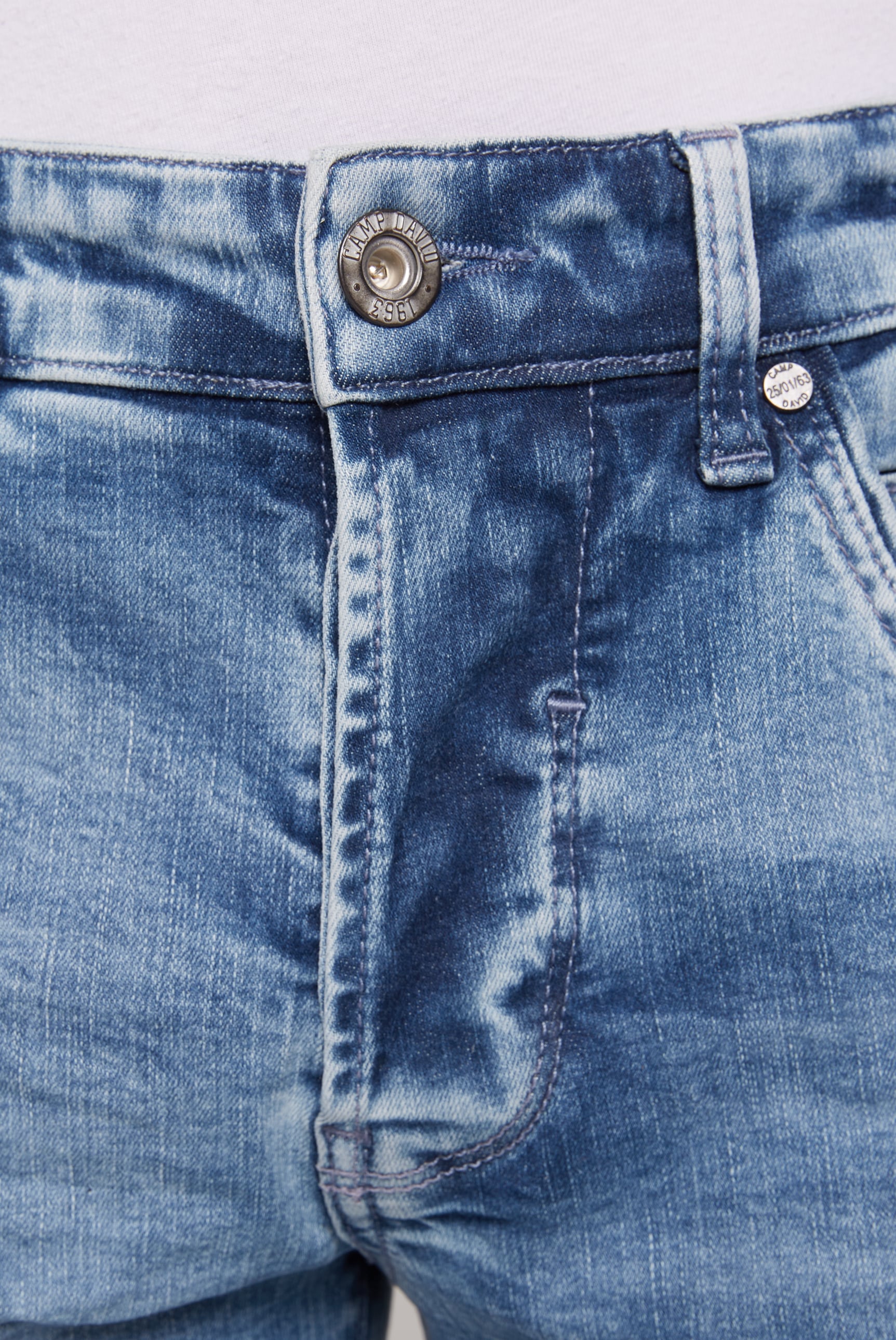 CAMP DAVID Slim-fit-Jeans, mit normaler Leibhöhe