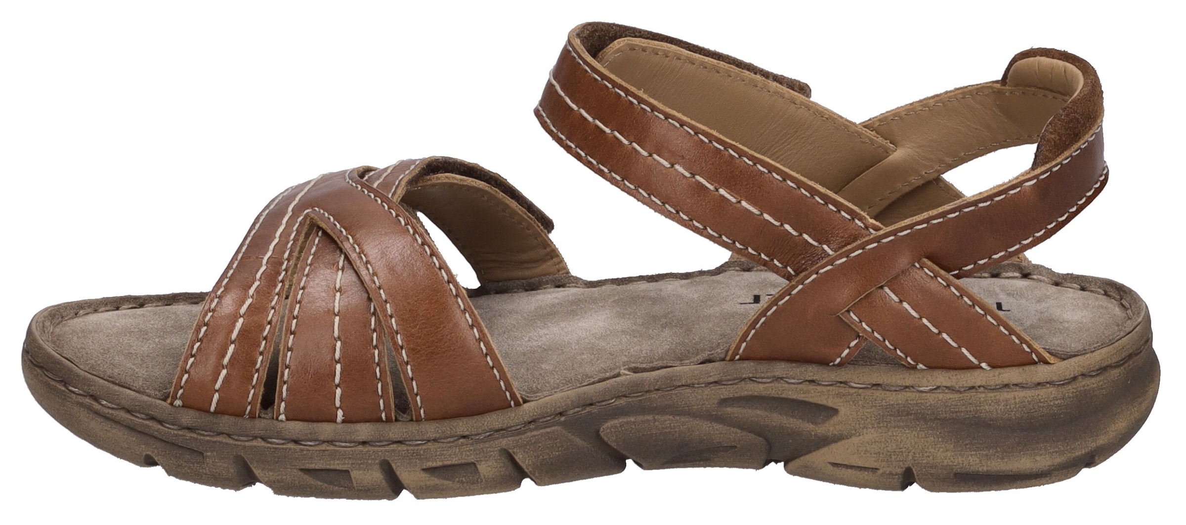 Josef Seibel Sandale »Brenda 06«, Sommerschuh, Sandalette, Plateauabsatz, mit Klettverschluss