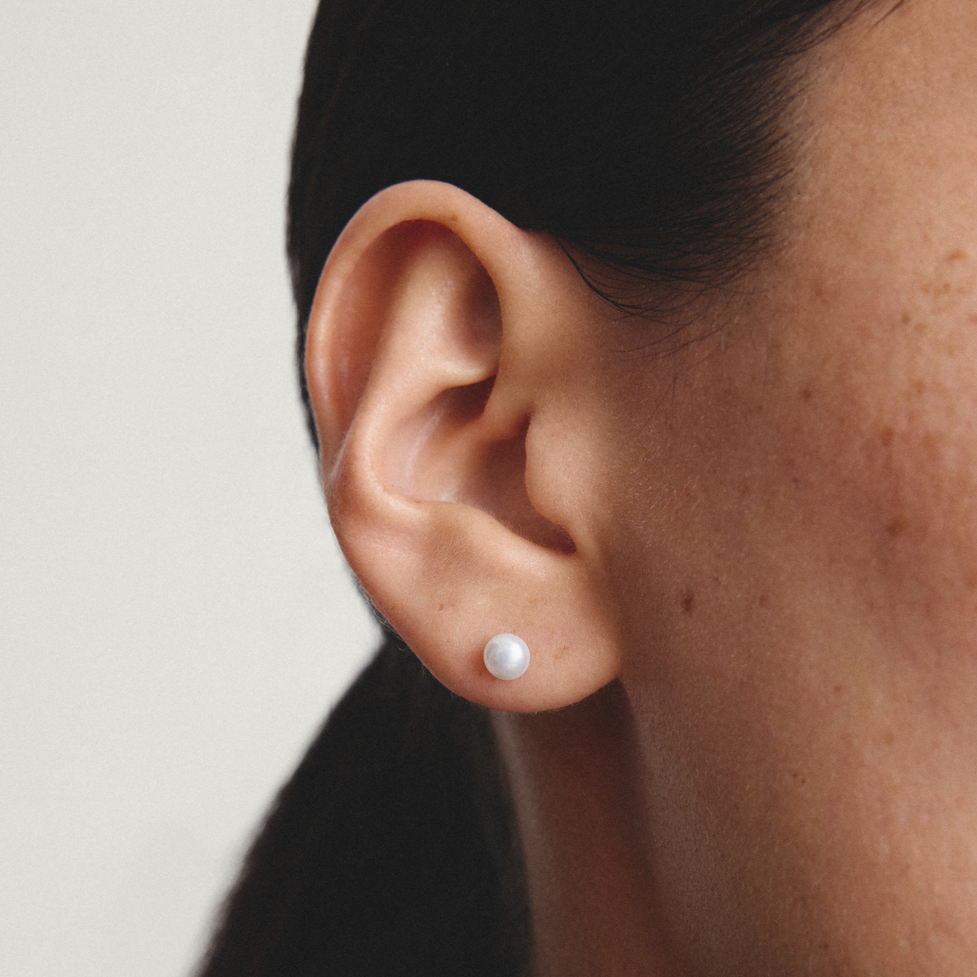 THOMAS SABO Paar Ohrstecker »Perlen-Ohrstecker gelbgoldfarben« mit Süßwasserzuchtperle