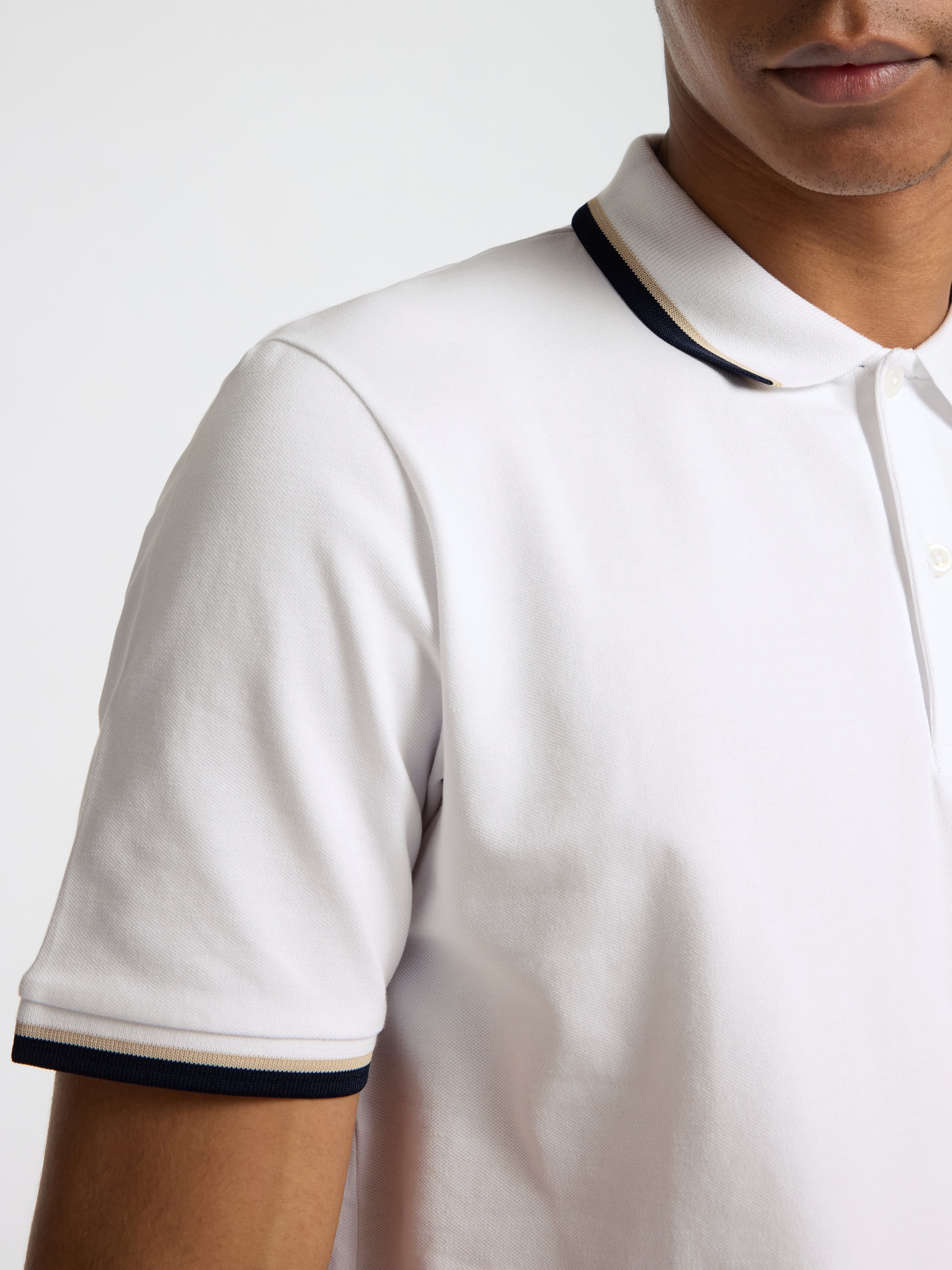 SELECTED HOMME Poloshirt "SLHSLIM-ATLAS SPORT SS POLO" günstig online kaufen