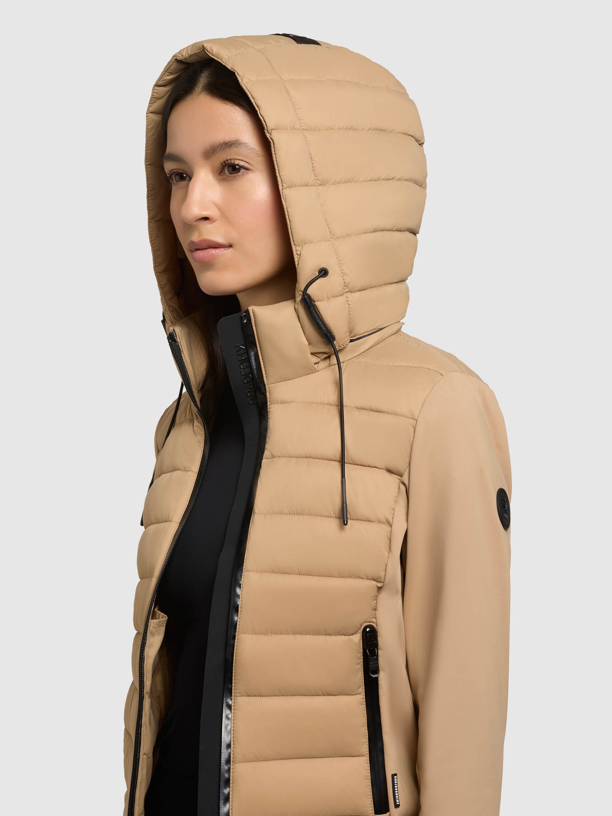 khujo Steppjacke »TIHA«, mit Kapuze