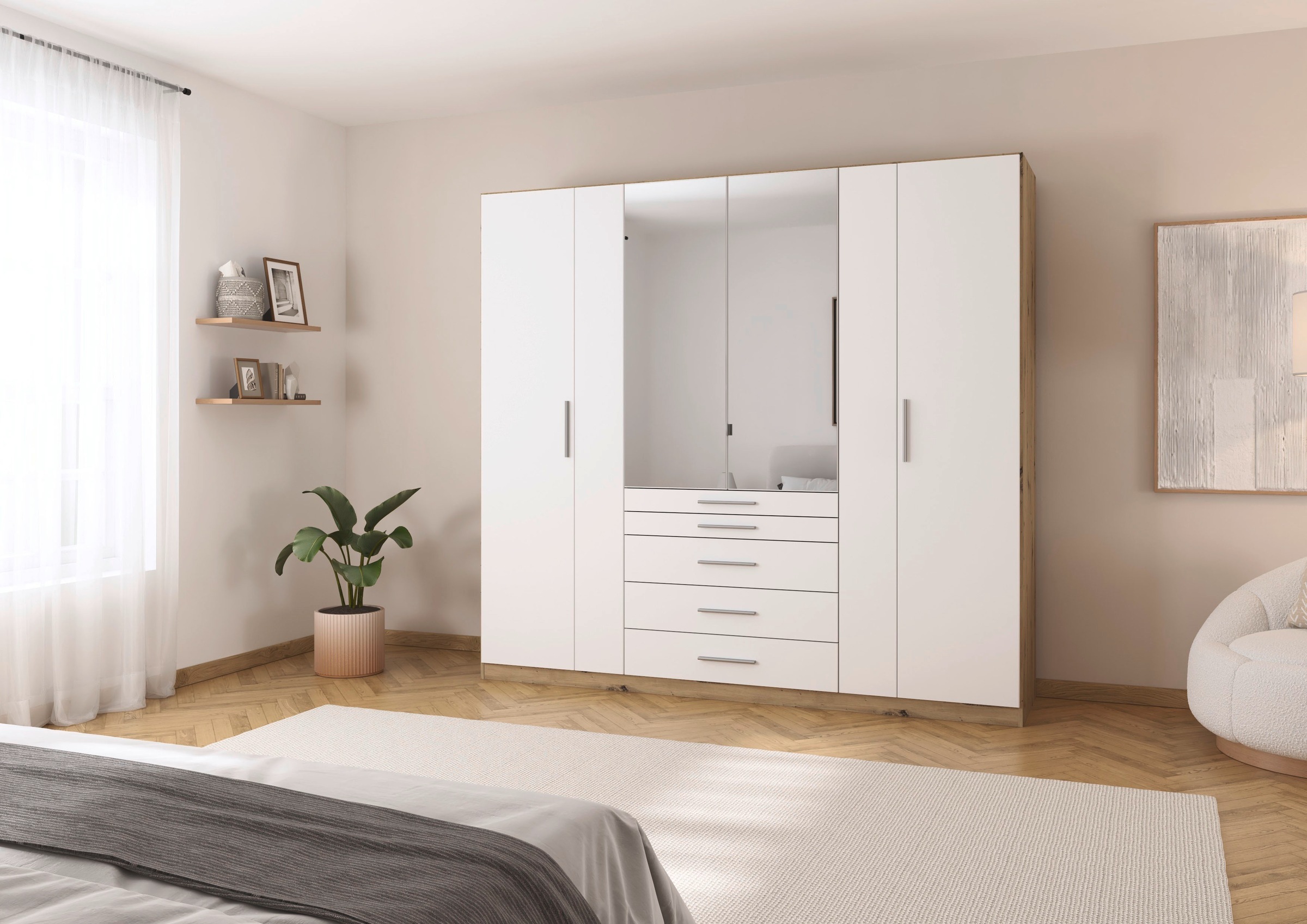 rauch Kleiderschrank "Schrank Drehtürenschrank Ankleide Garderobe Schlafzim günstig online kaufen