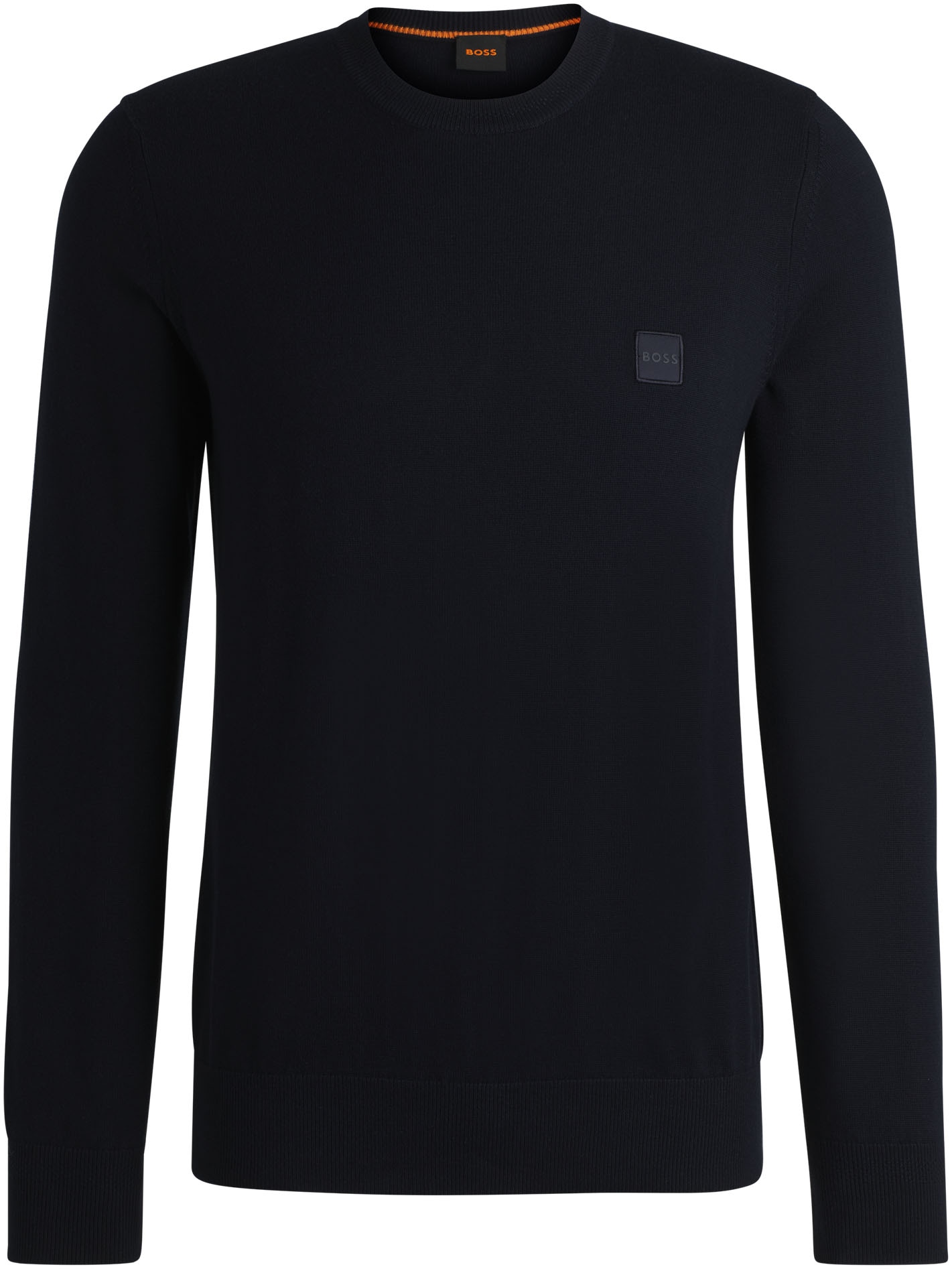 BOSS ORANGE Strickpullover »Kanovano_S 1026«, mit Rundhalsausschnitt