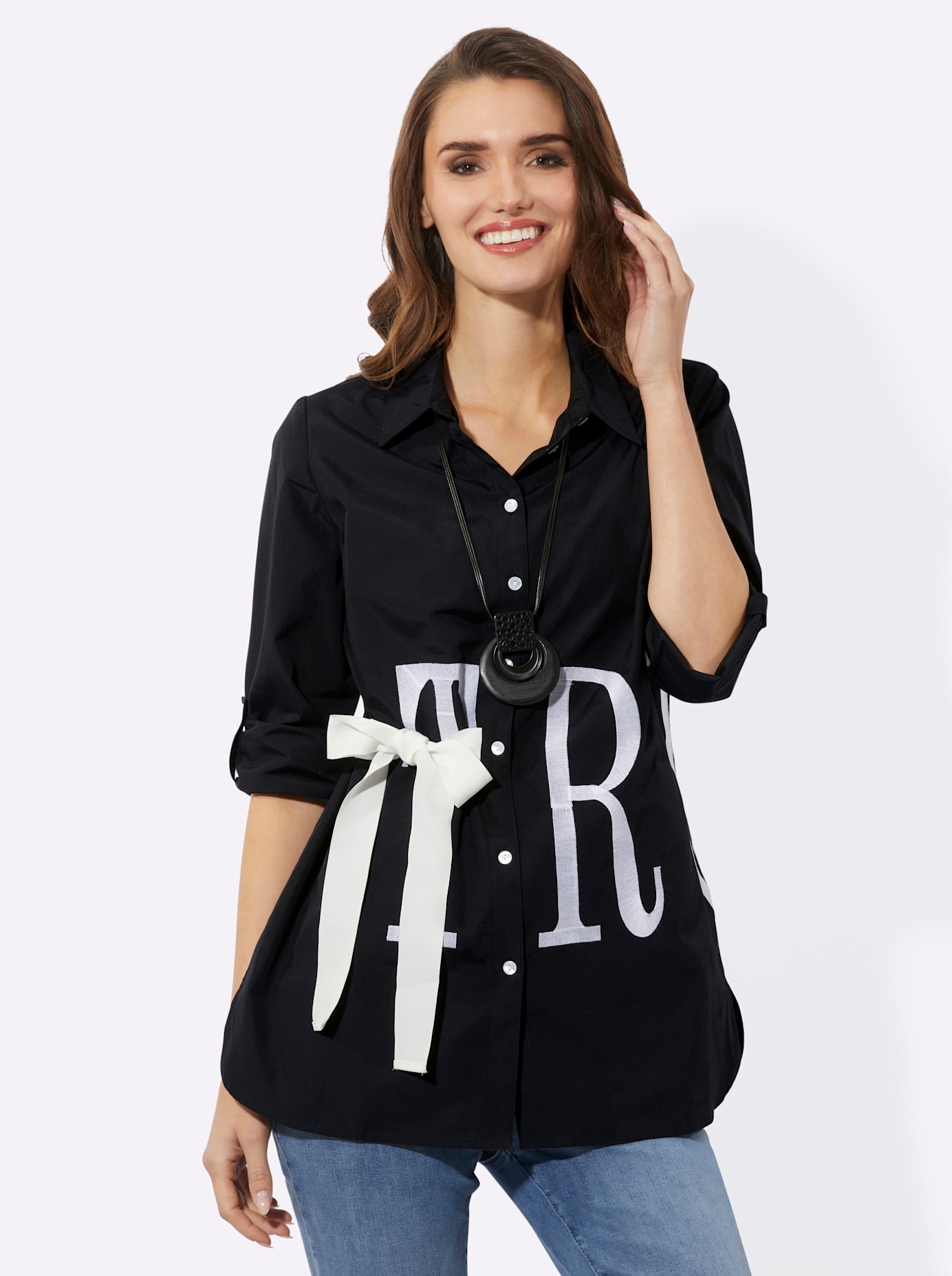 Inspirationen Longbluse