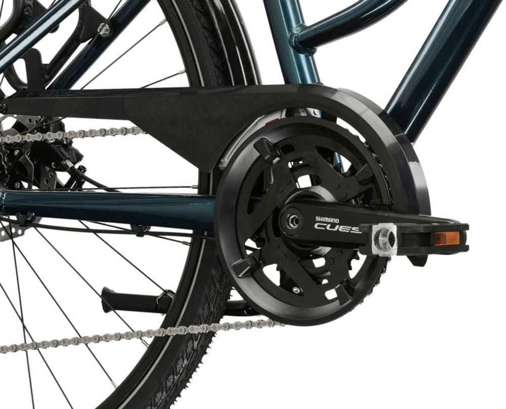 Kross Trekkingrad »Trekkingrad Trans 7.0 blau 20 Gänge«, 20 Gang, Shimano, CUES U6020 Schaltwerk, Kettenschaltung