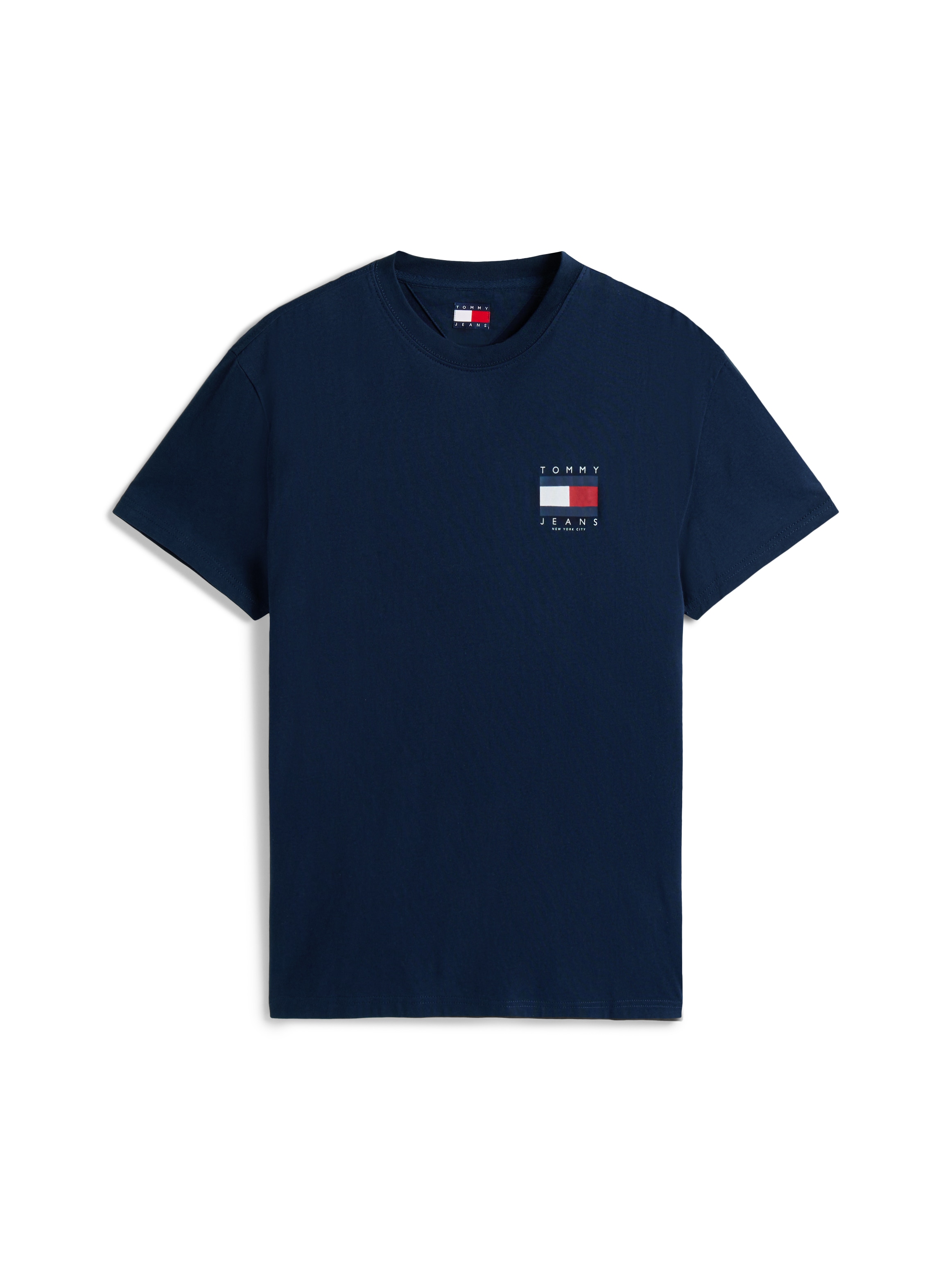 Tommy Jeans T-Shirt »TJM REG FLAG GRAPH BCKPRNT T EXT«, Mit Rundhalsausschnitt