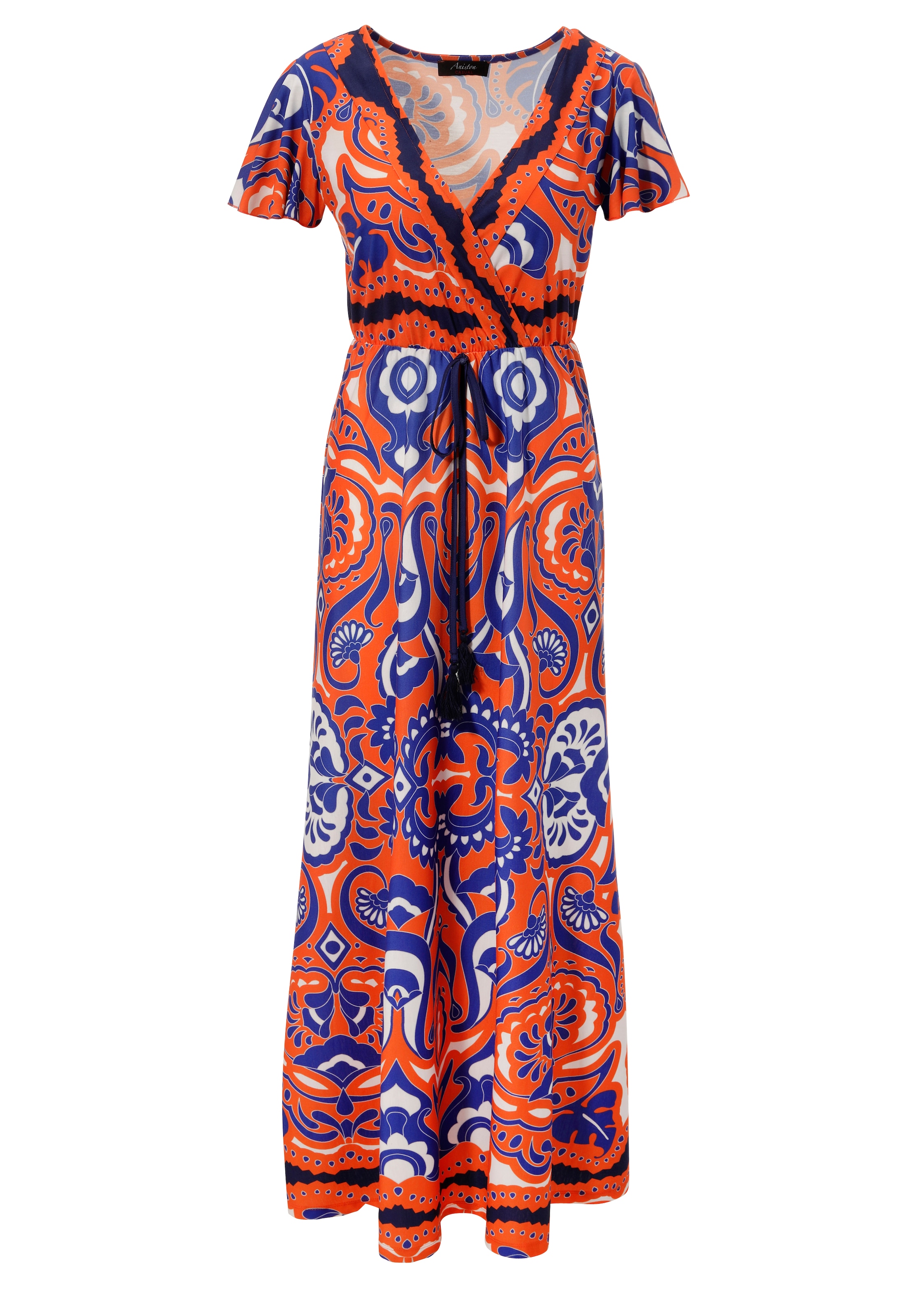 Aniston CASUAL Maxikleid, mit extravagantem, großflächigem Druck - NEUE KOLLEKTION