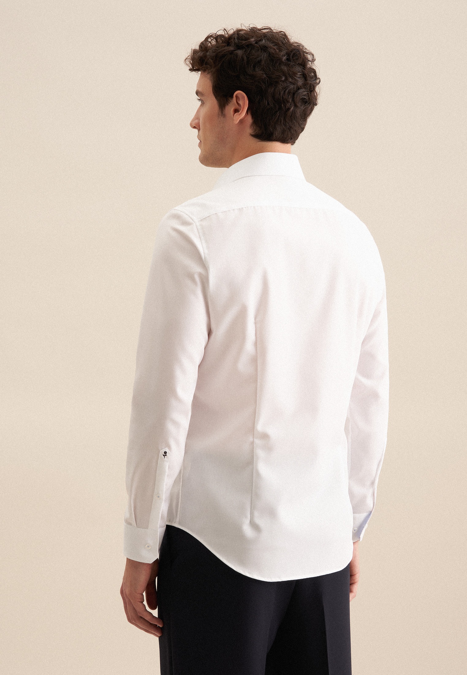 seidensticker Businesshemd "Slim", Slim 1/1 Kentkragen Uni günstig online kaufen