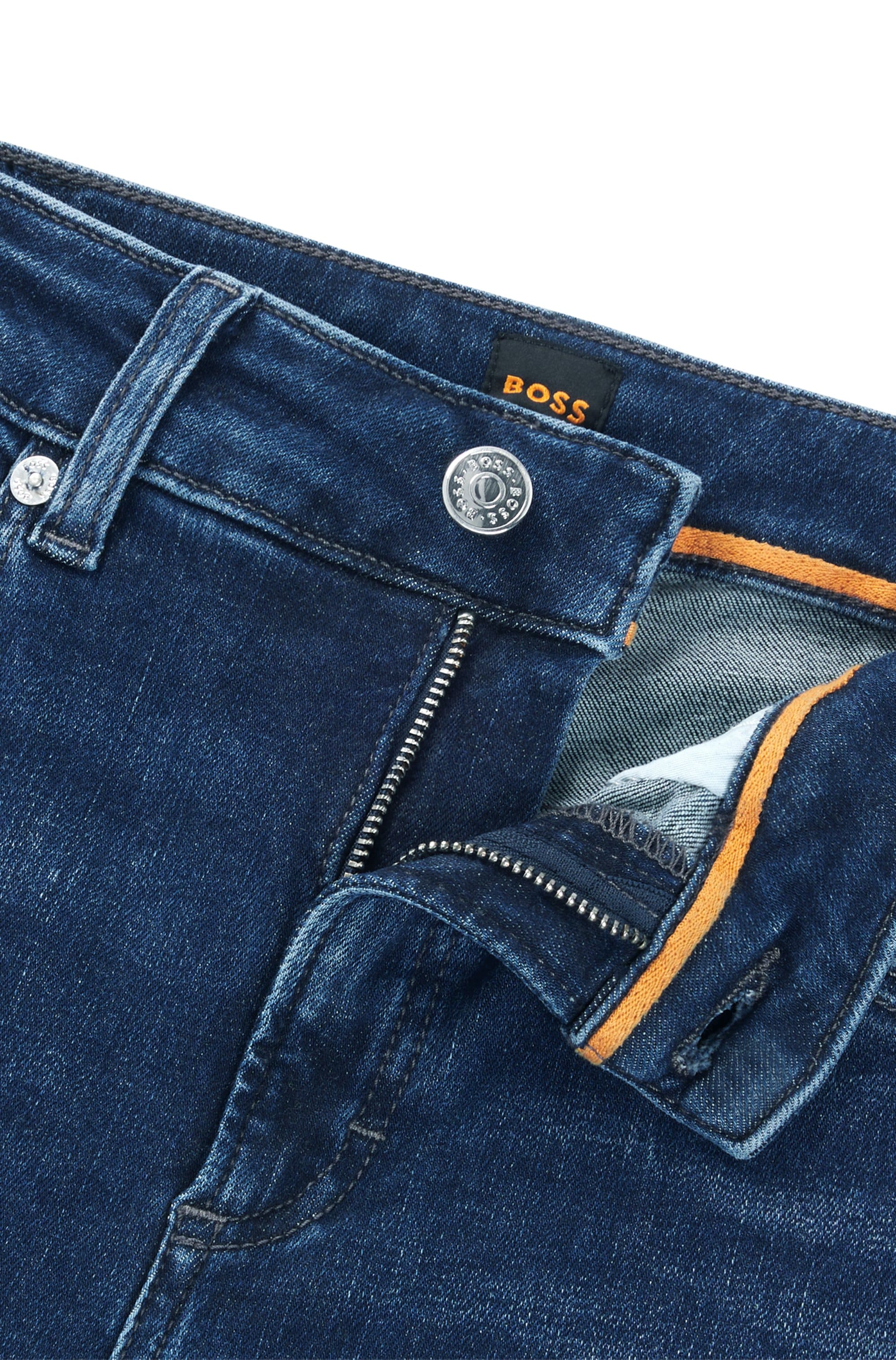 BOSS ORANGE Regular-fit-Jeans »C_JACKIE MR RH«, mit Destroyed-Effekten