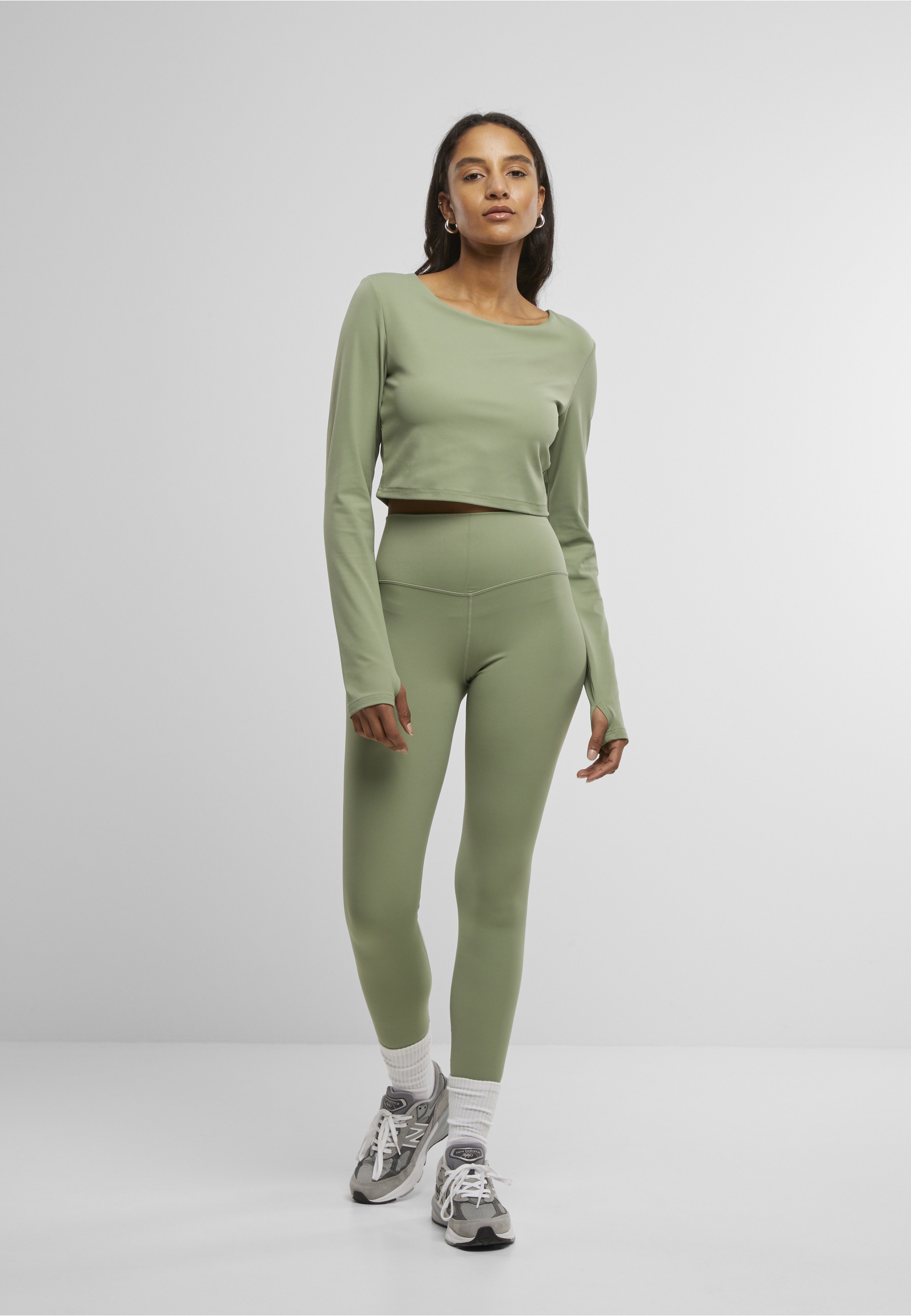 URBAN CLASSICS Longsleeve »Urban Classics Ladies Sports Longsleeve Ladies Sports Longsleeve« 1 Stk.