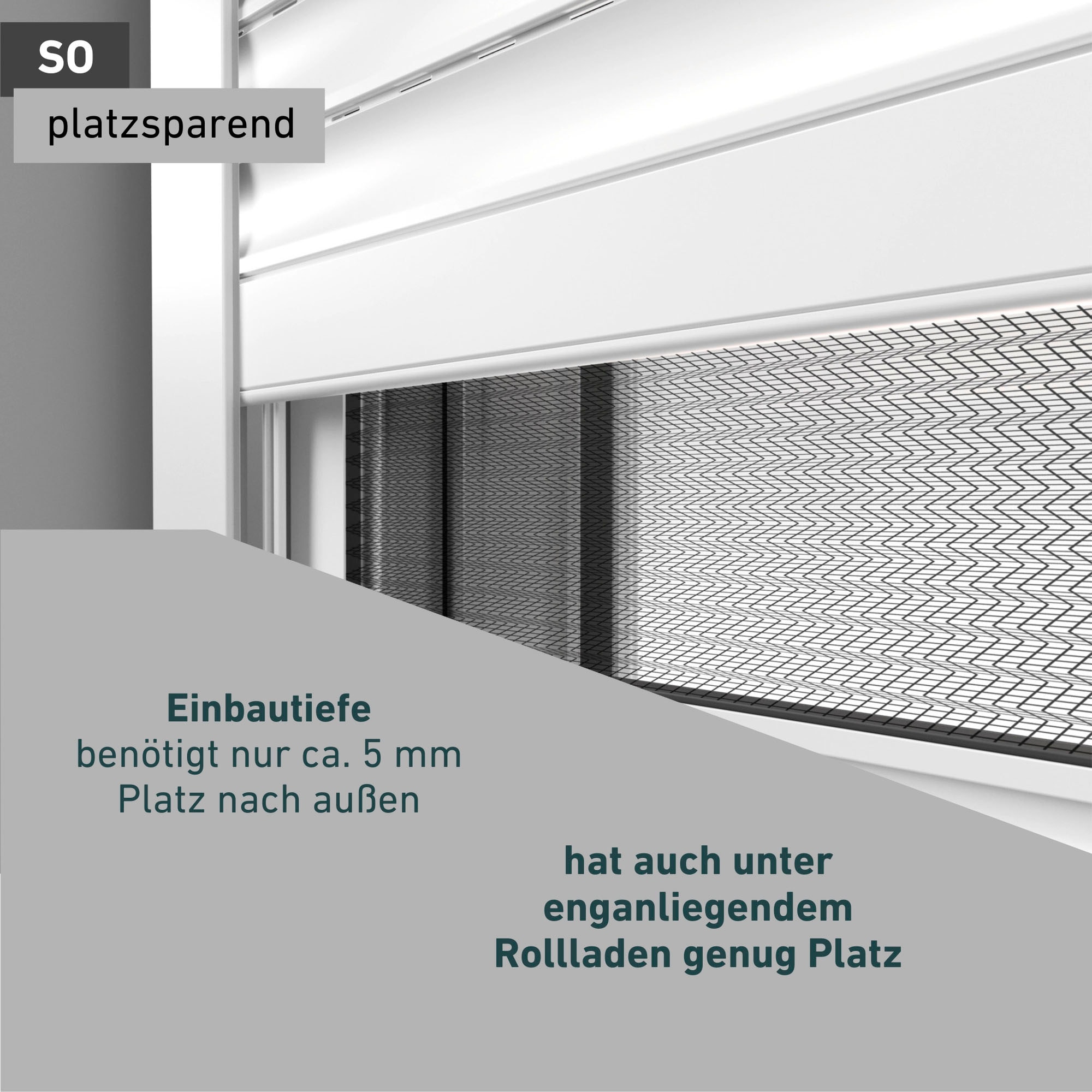 Windhager Insektenschutzplissee »Plisseefenster ULTRA FLAT«, halbtransparent, ohne Bohren, verspannt, Insektenschutz Plissee für Fenster ohne bohren, 130 x 150 cm, weiß