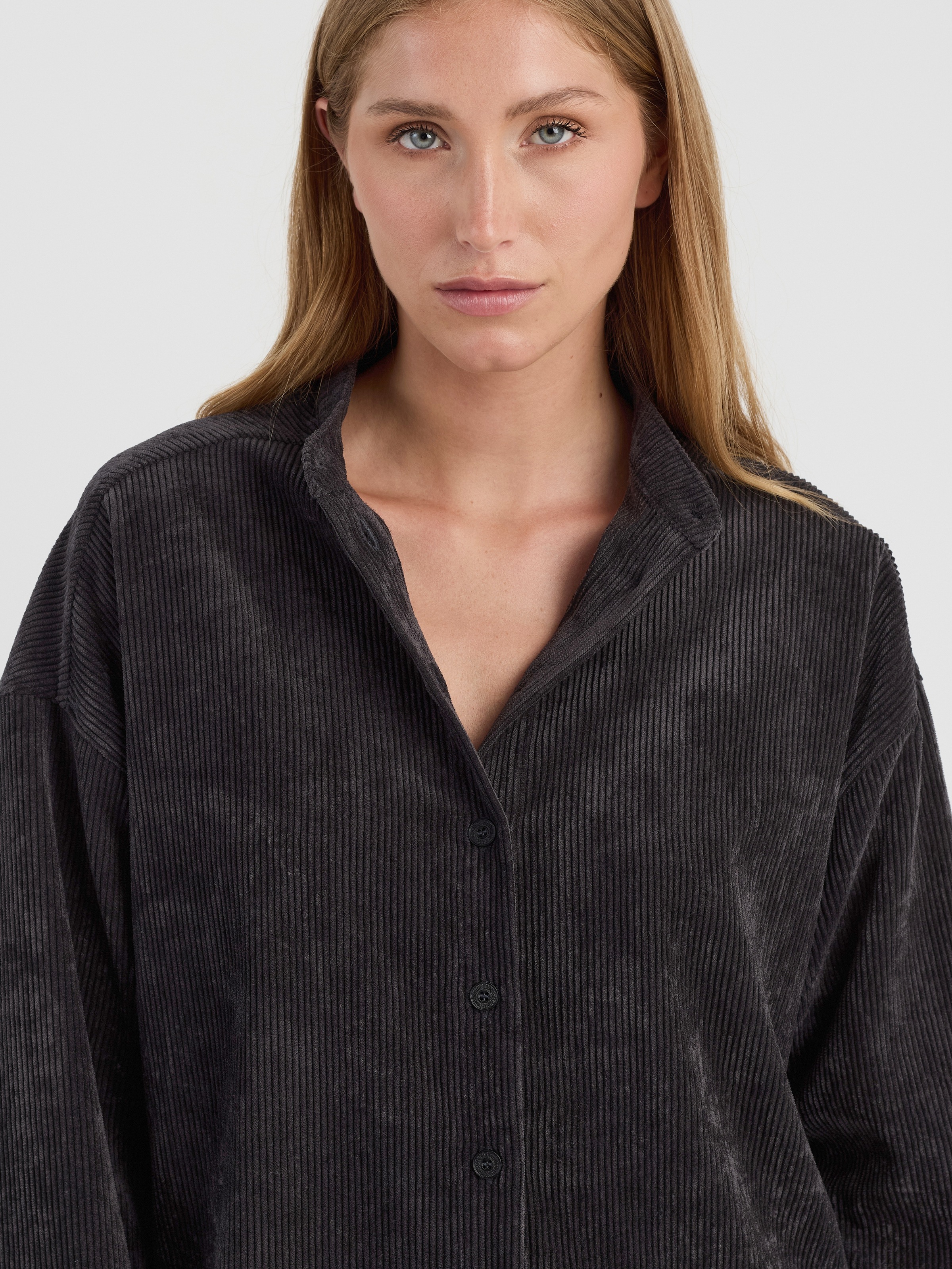 GANG Hemdbluse »94EMILY BLOUSE« als Set zur Amelie Wide, Cord