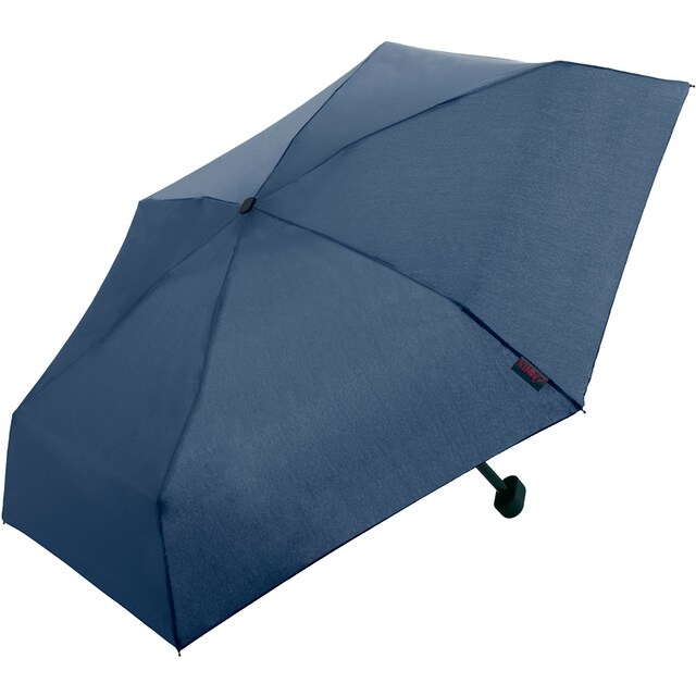 EuroSCHIRM® Taschenregenschirm »Dainty, marineblau«, extra flach und kurz  bestellen | BAUR