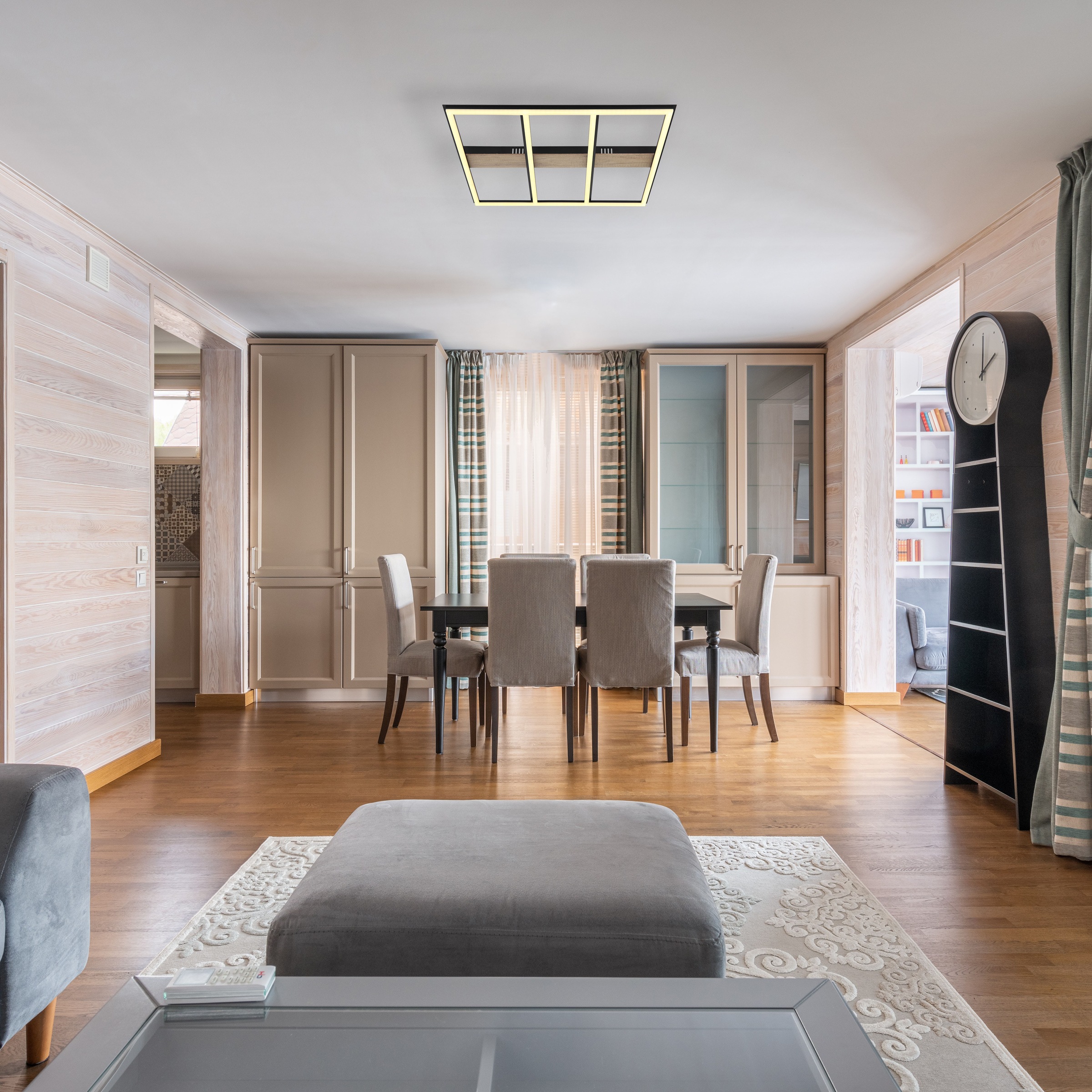 GLOBO LIGHTING Deckenleuchte »FROOMY« LED-Modul 1 Stk. Warmweiß Deckenlampe Wohnzimmer-Leuchte Schlafzimmer-Leuchte Flur Küche