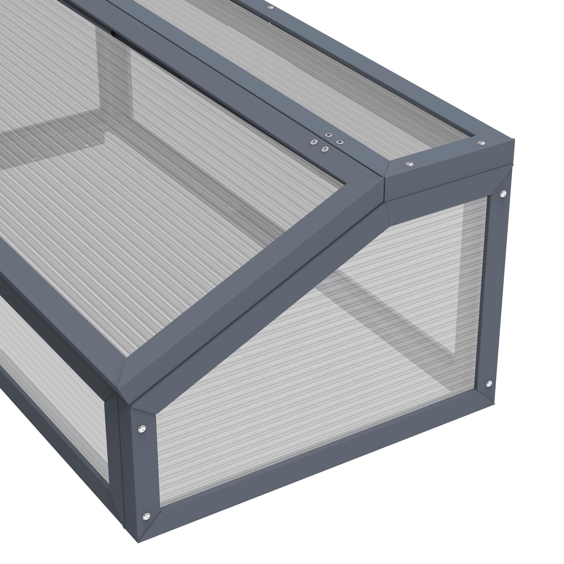 WESTMANN Frühbeetaufsatz »Tega« BxTxH: 100x50x36 cm