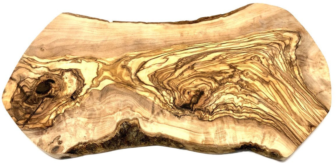 Olivenholz-erleben Schneidebrett "Naturschnitt aus hochwertigem naturbelass günstig online kaufen