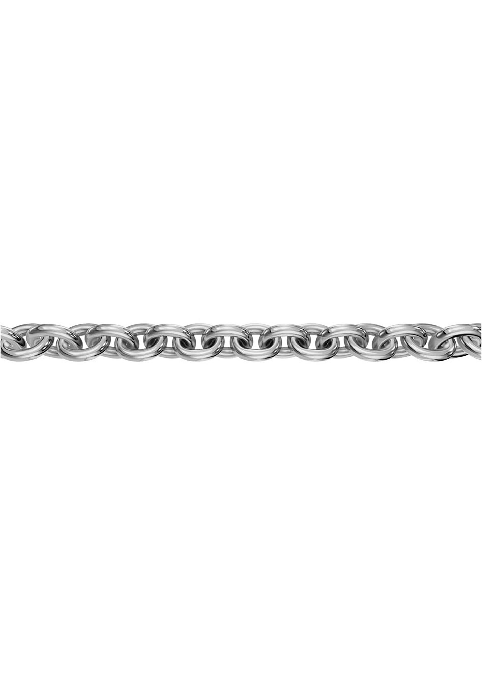 FIRETTI Round Anchor Chain Necklace Silver 925 36 cm 2 mm 3