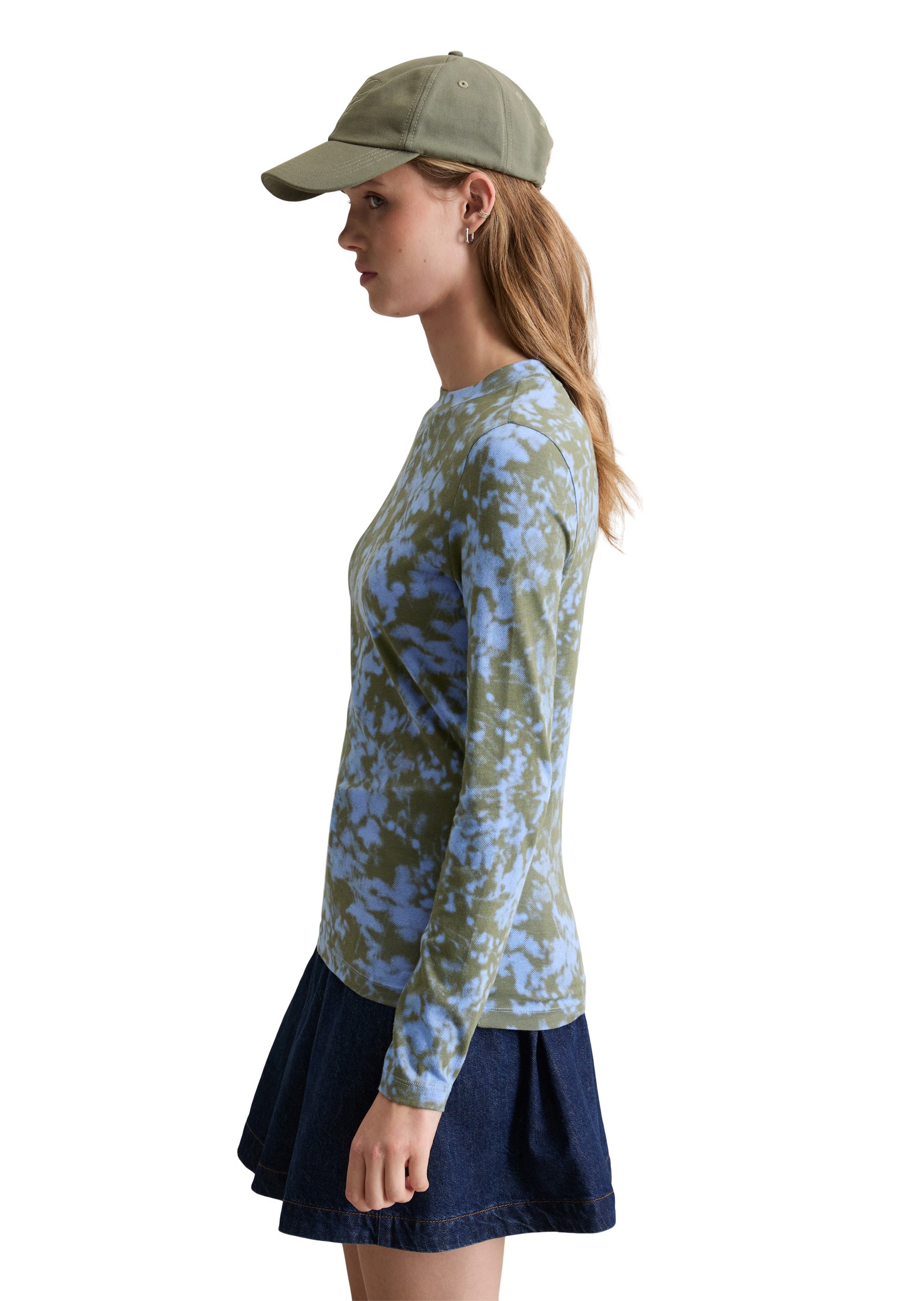 Marc OPolo DENIM Langarmshirt "aus Print-Jersey" günstig online kaufen