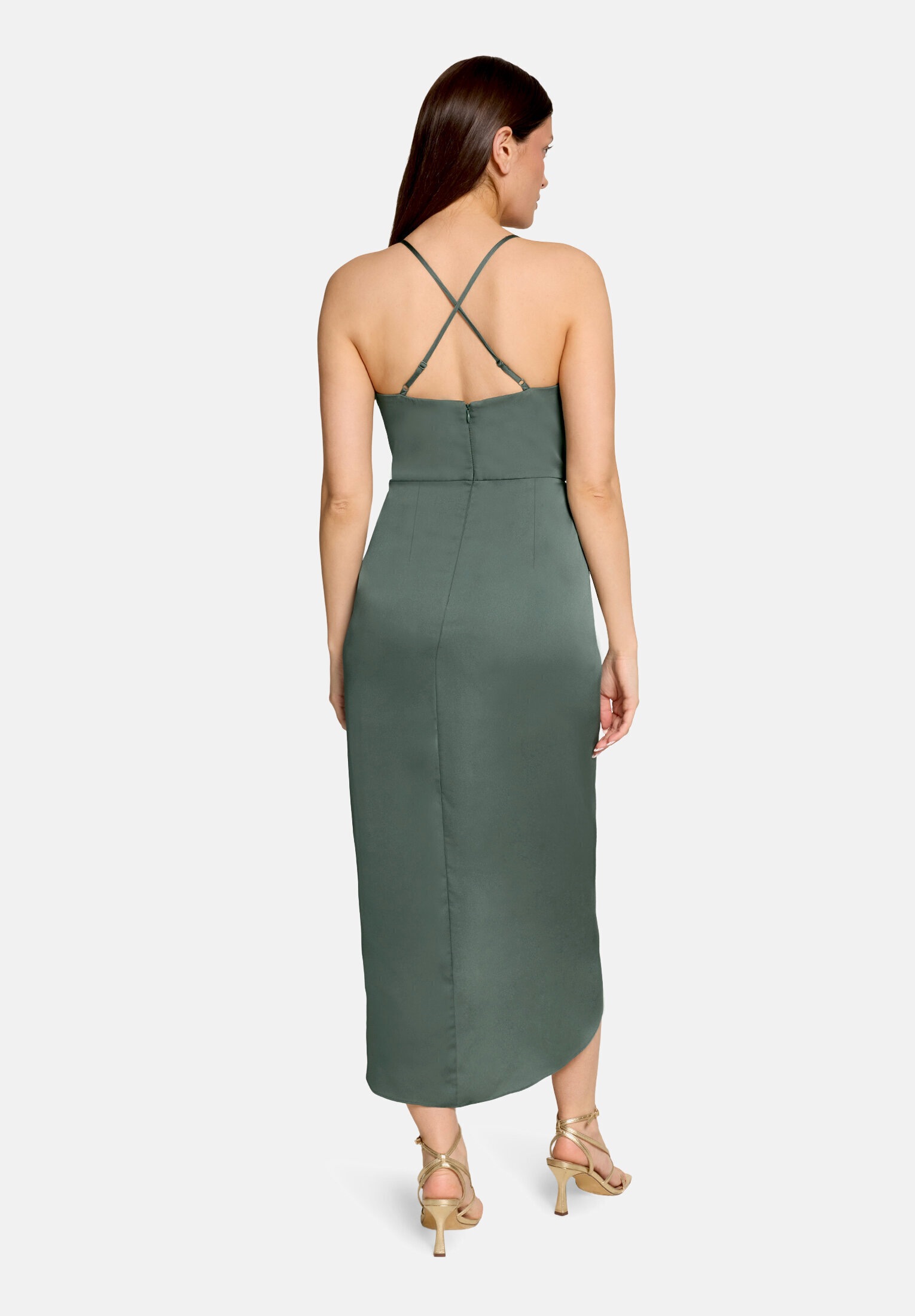 Vera Mont Abendkleid »Damen mit Raffung« Ohne Tasche Material
