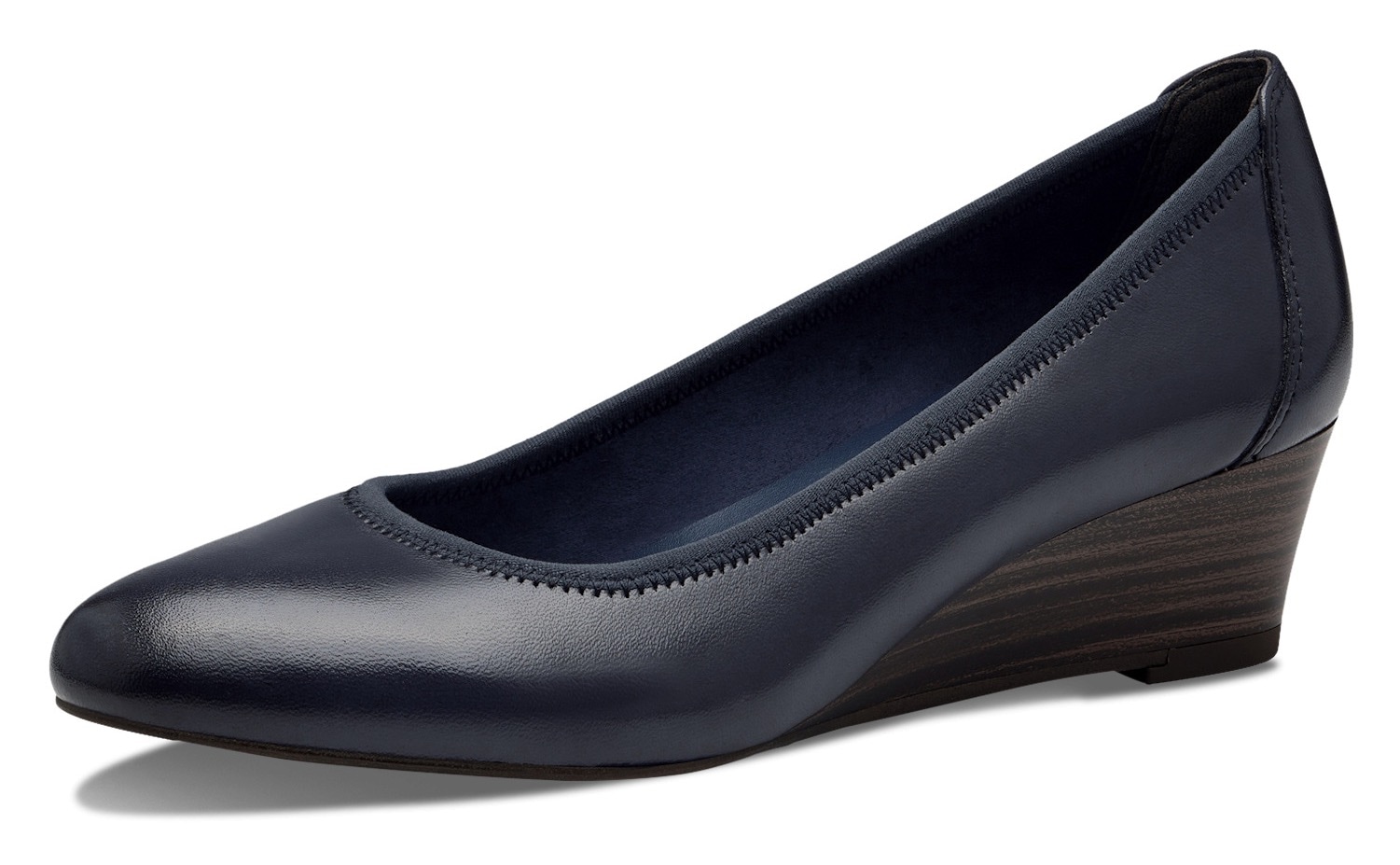 Tamaris Pumps, Keilabsatz, Halbschuh, Schlupfschuh mit komfortablem Elastik günstig online kaufen