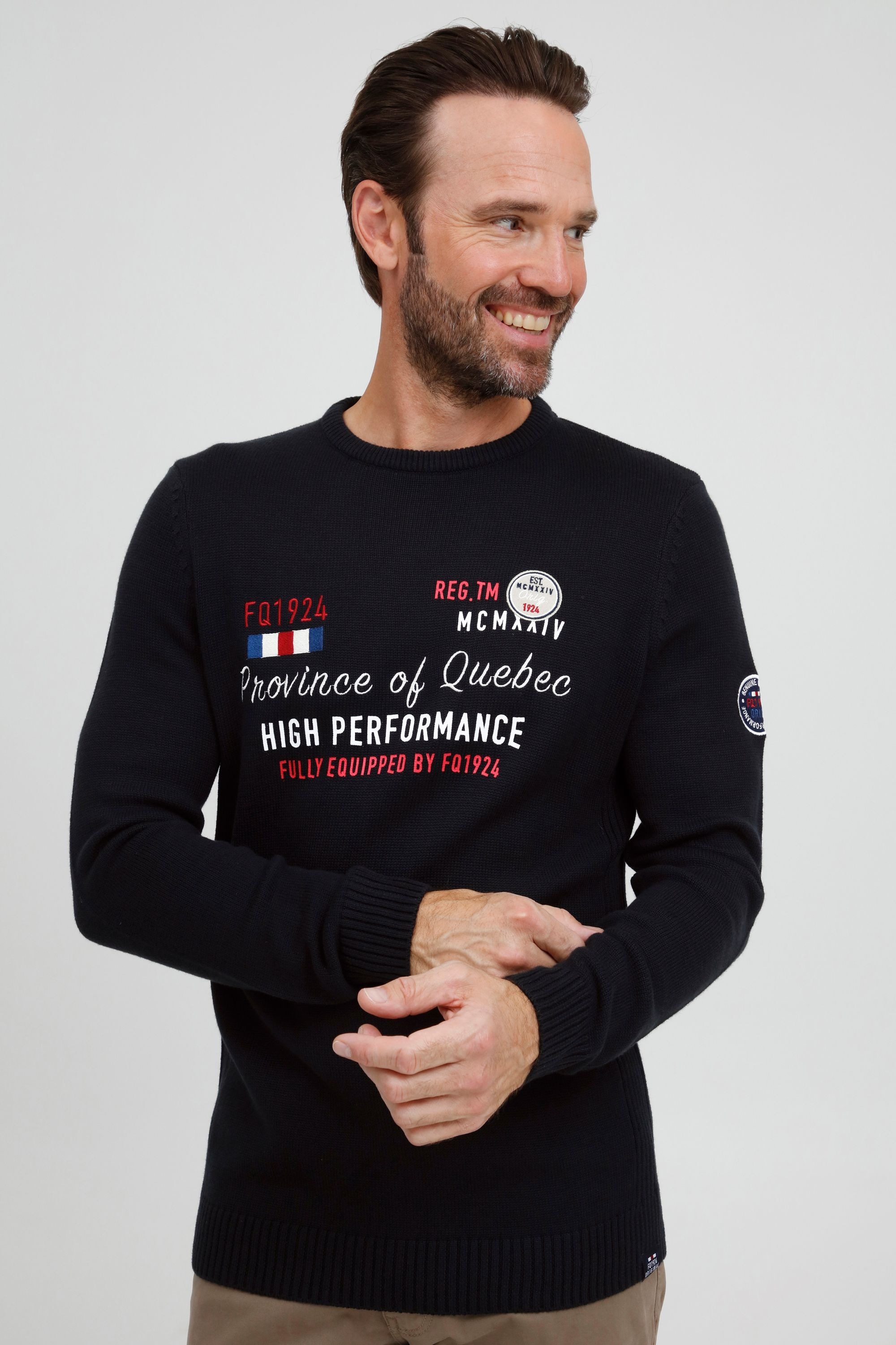 FQ1924 Strickfleece-Pullover "Strickpullover FQErlo" günstig online kaufen