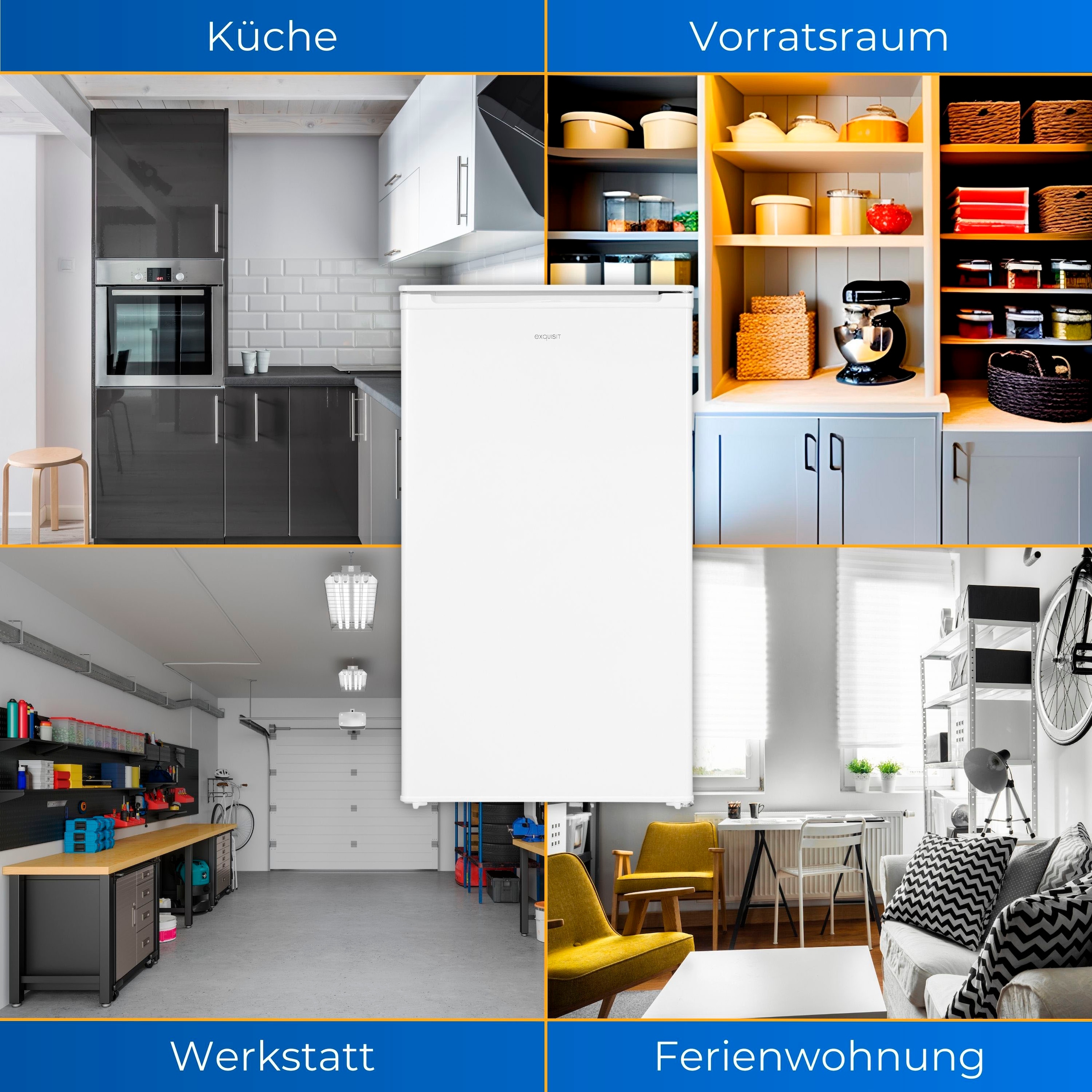 exquisit Gefrierschrank »GS111-041E«, 85,5 cm hoch, 48 cm breit