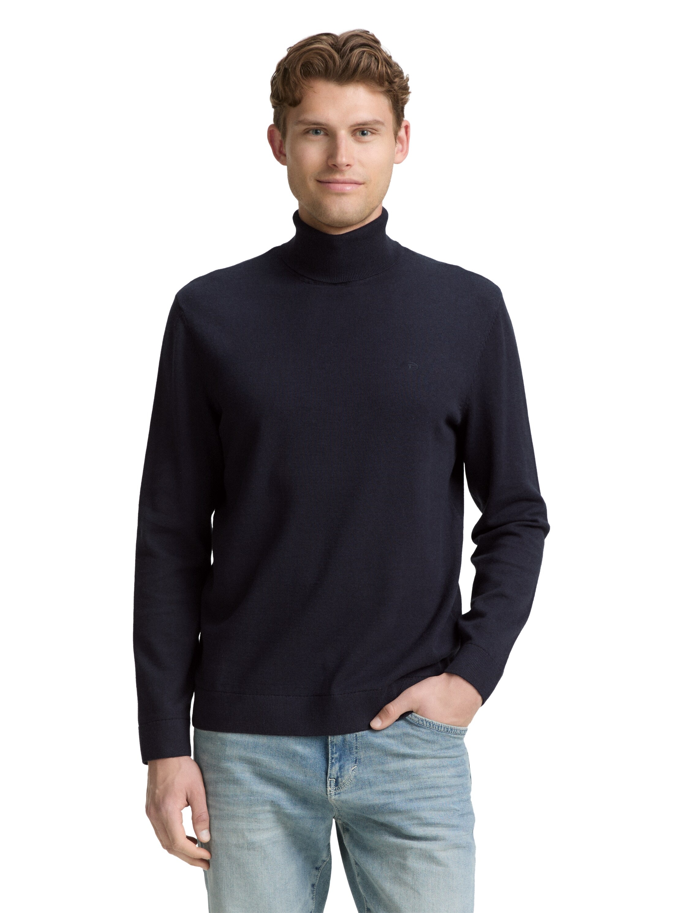 TOM TAILOR Rollkragenpullover im Strick-Design günstig online kaufen