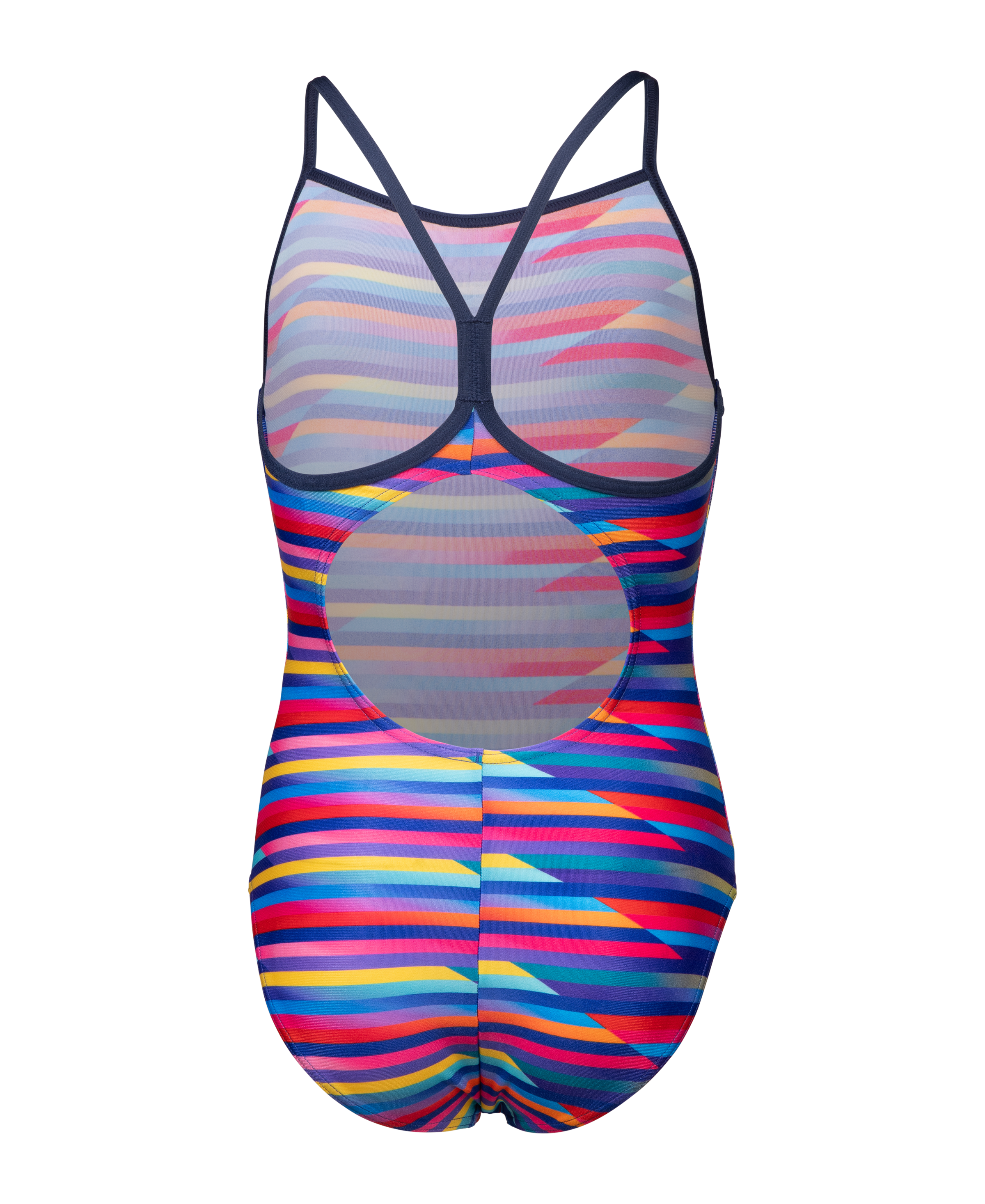 Arena Badeanzug »arena Performance Mädchen Racing Stripe Light Drop Back Badeanzug«, mit UV-Schutz UPF 50+