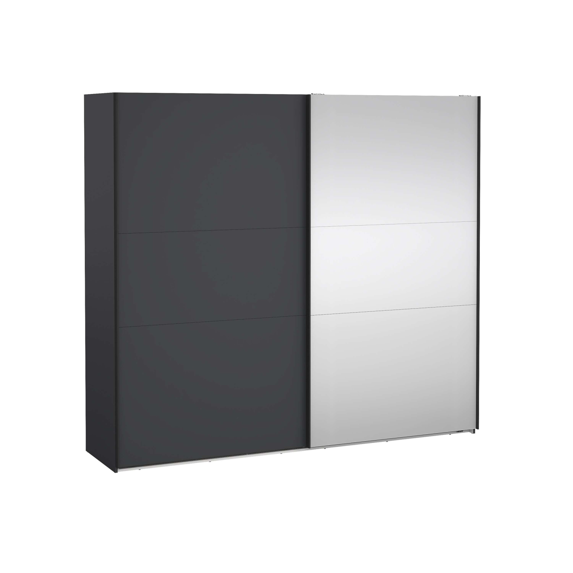 Home affaire Schwebetürenschrank "COMO mit 2 Schwebetüren, moderner und eleganter Kleiderschrank" Viel Stauraum, mit Safe-Slide-Funktion, Made in Denmark