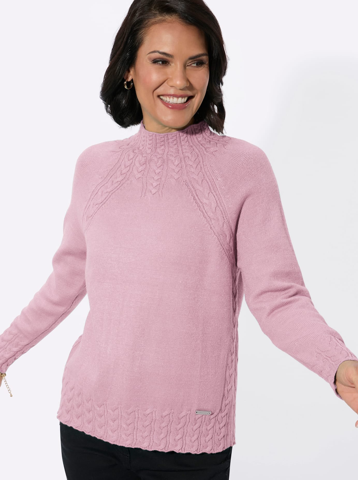 Casual Looks Stehkragenpullover »Stehkragen-Pullover«