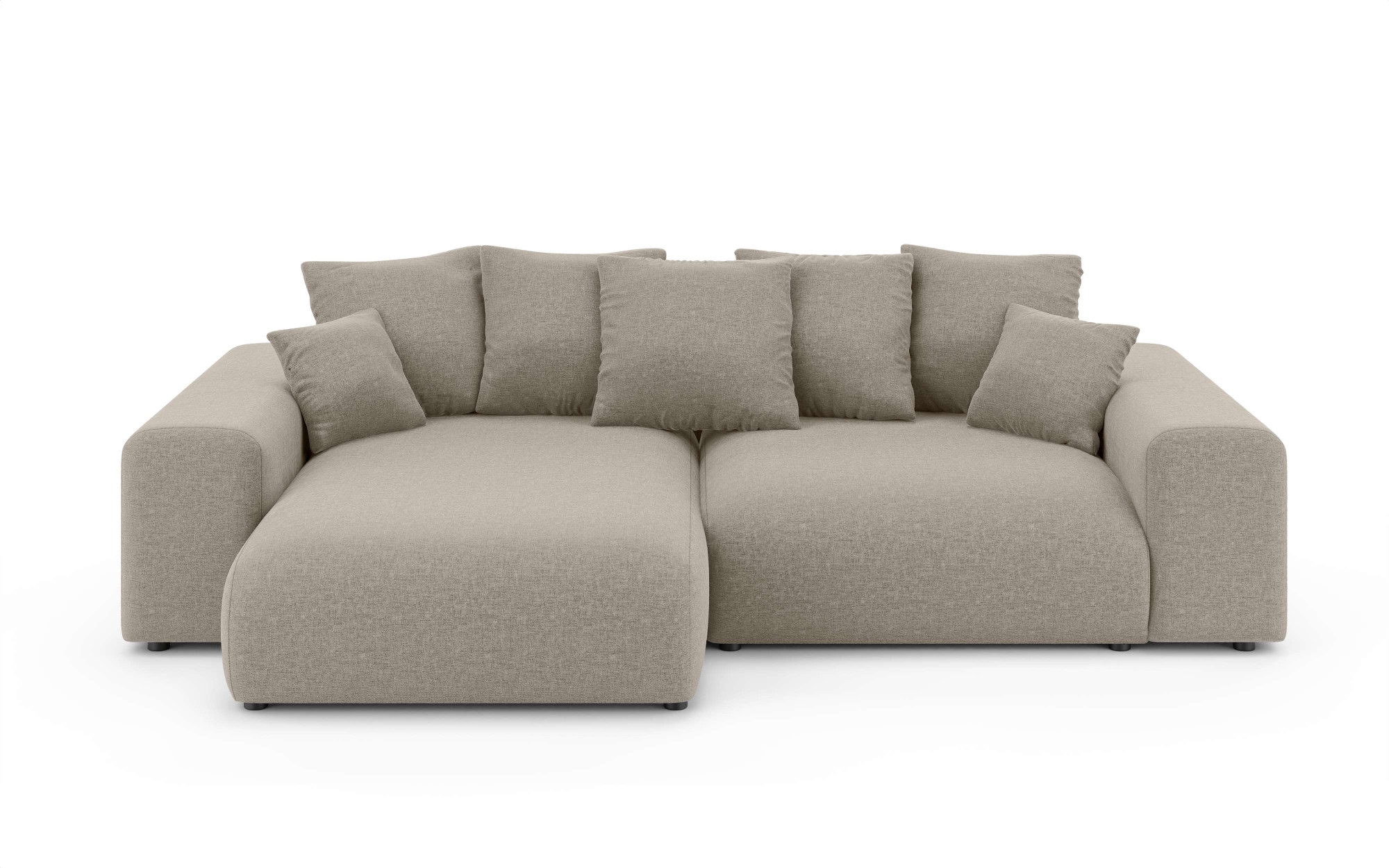 Home affaire Ecksofa »LAKESIDE mit Bettfunktion und Bettkasten, B/T/H 257/166/84 cm«