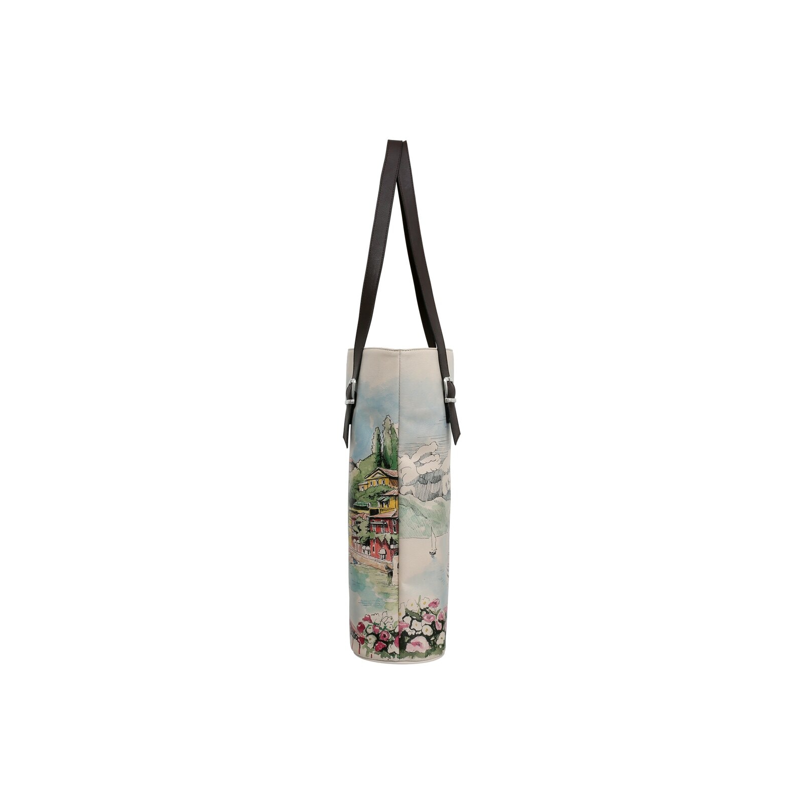 DOGO Umhängetasche "Damen Tall Bag Lago Di Como Vegan Damen Handtaschen (Fa günstig online kaufen