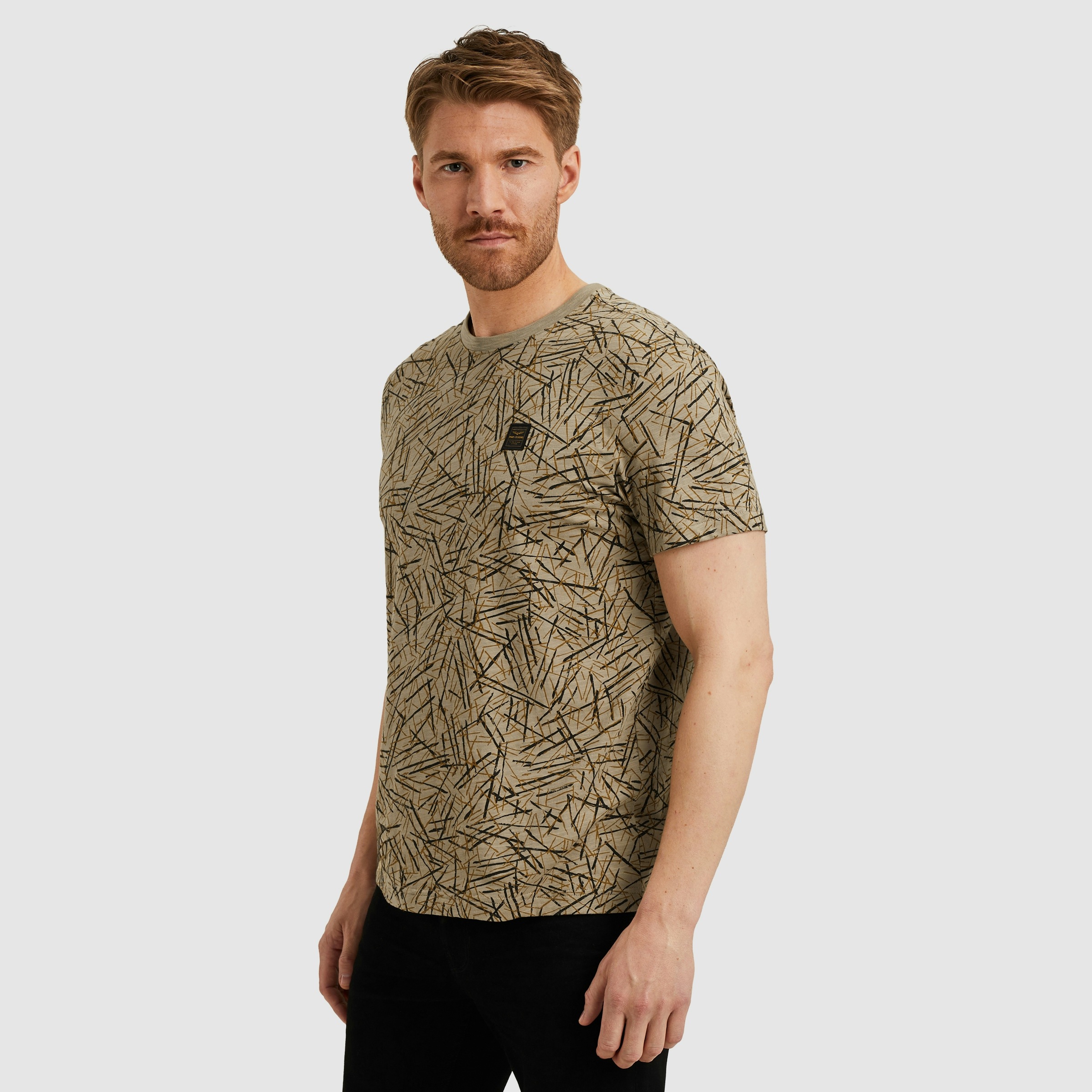PME LEGEND T-Shirt "Short sleeve r-neck slub jersey aop" günstig online kaufen