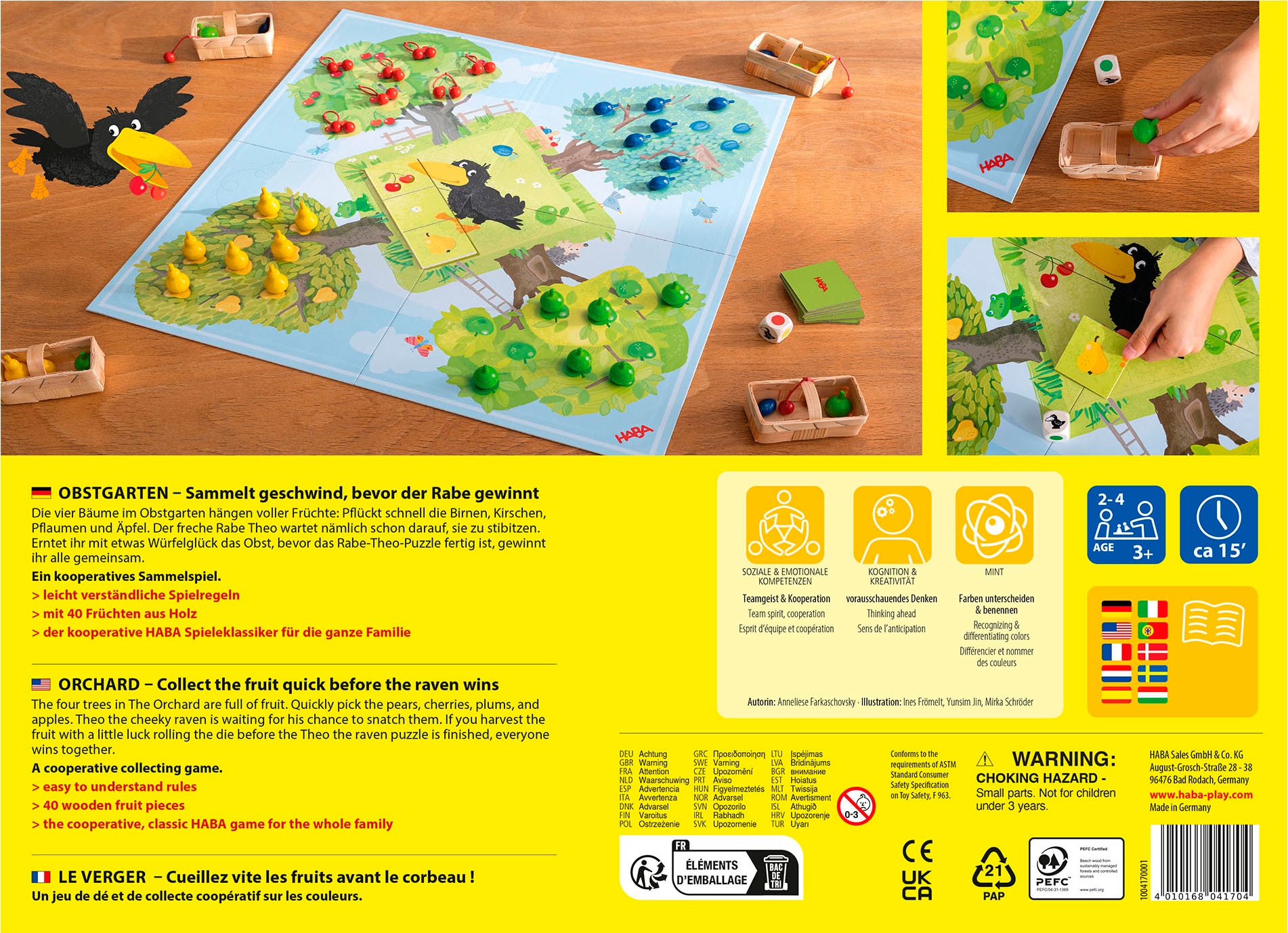 Haba Spiel »Obstgarten«, Made in Germany