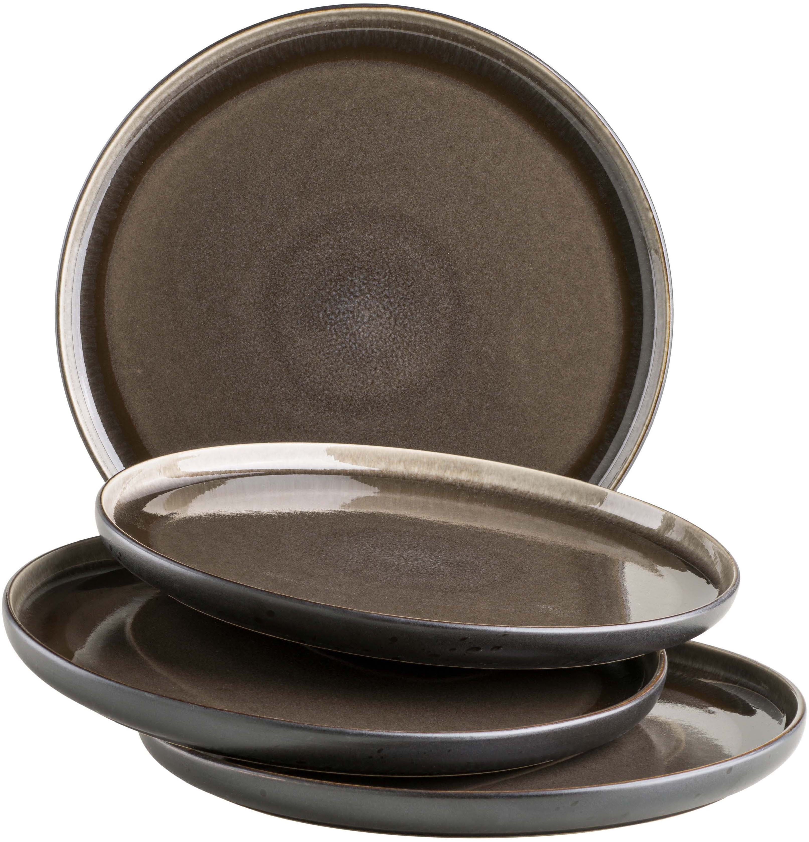MÄSer Dessertteller "Niara, Dessertteller-Set, Steinzeug"
