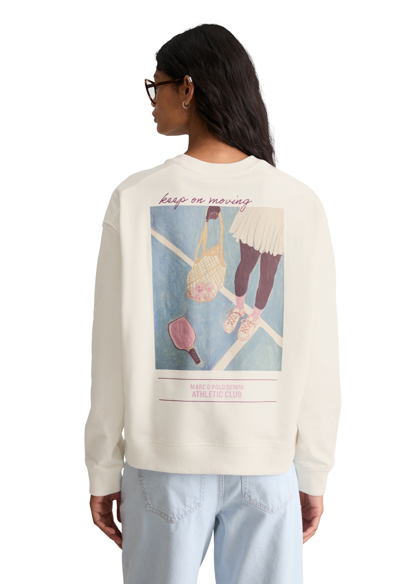 Marc O'Polo DENIM Sweatshirt »mit markantem Rückenprint«
