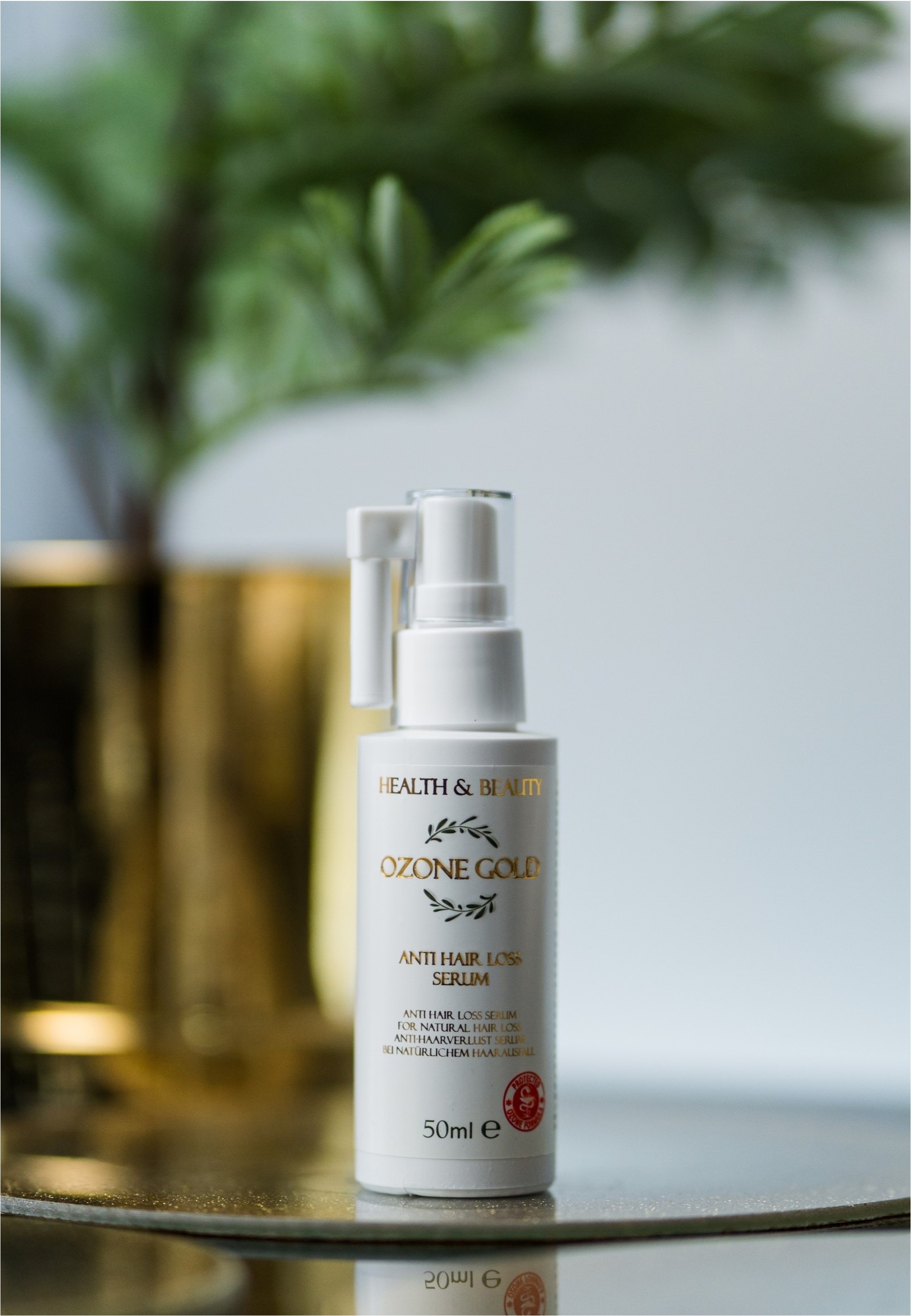 OZONE GOLD Haarserum mit D-Panthenol und Pflanzenextrakten