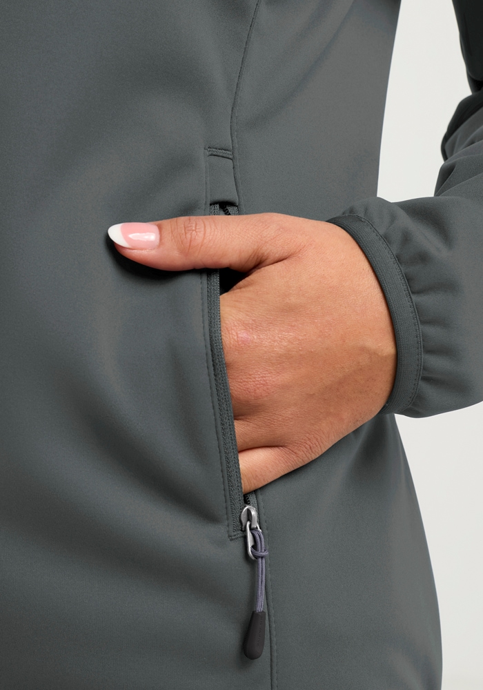 Jack Wolfskin Softshelljacke »WINDHAIN HOODY W«, mit Kapuze