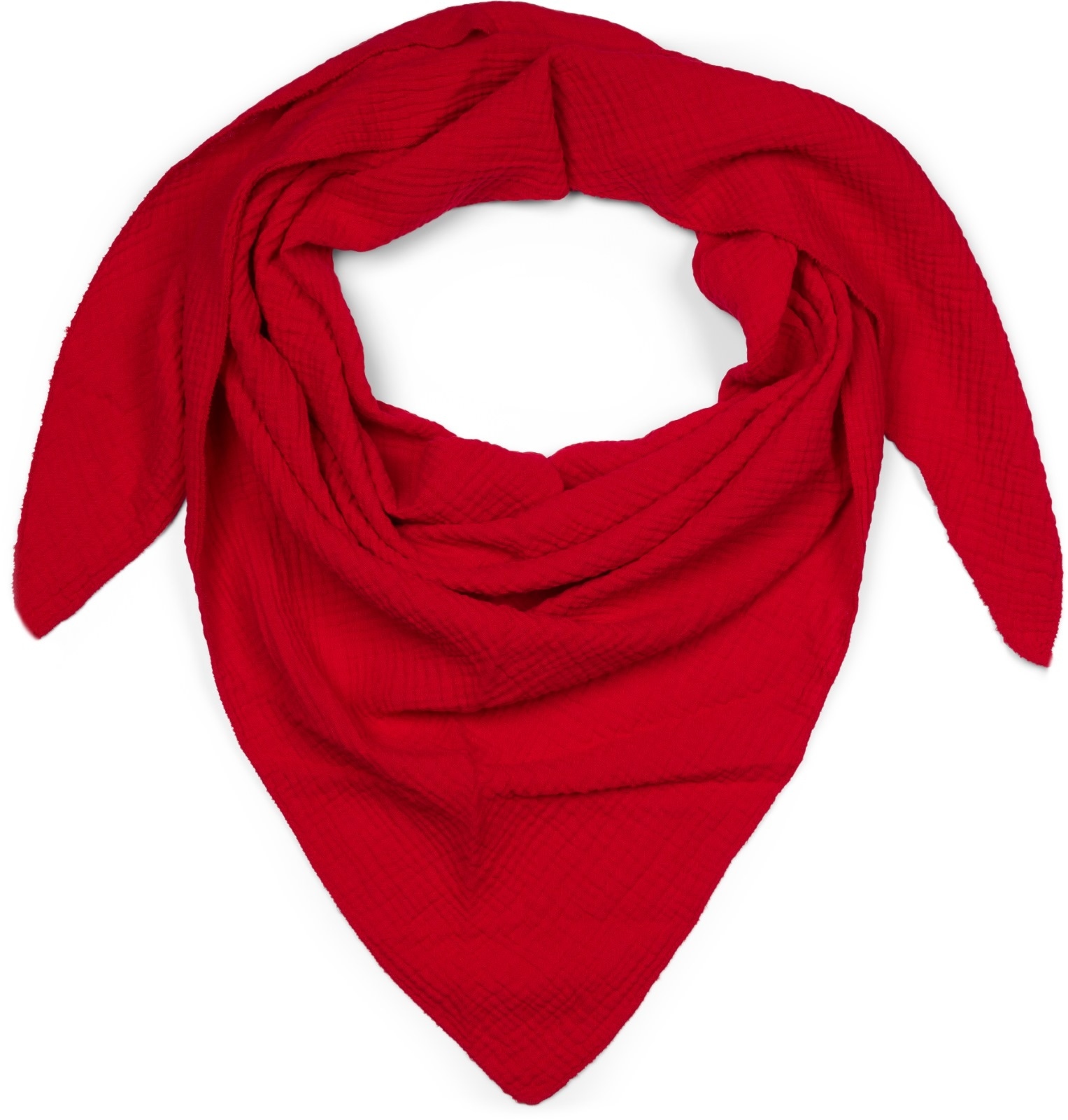styleBREAKER Dreieckstuch "Musselin Dreiecktuch Einfarbig" 1 Stk.